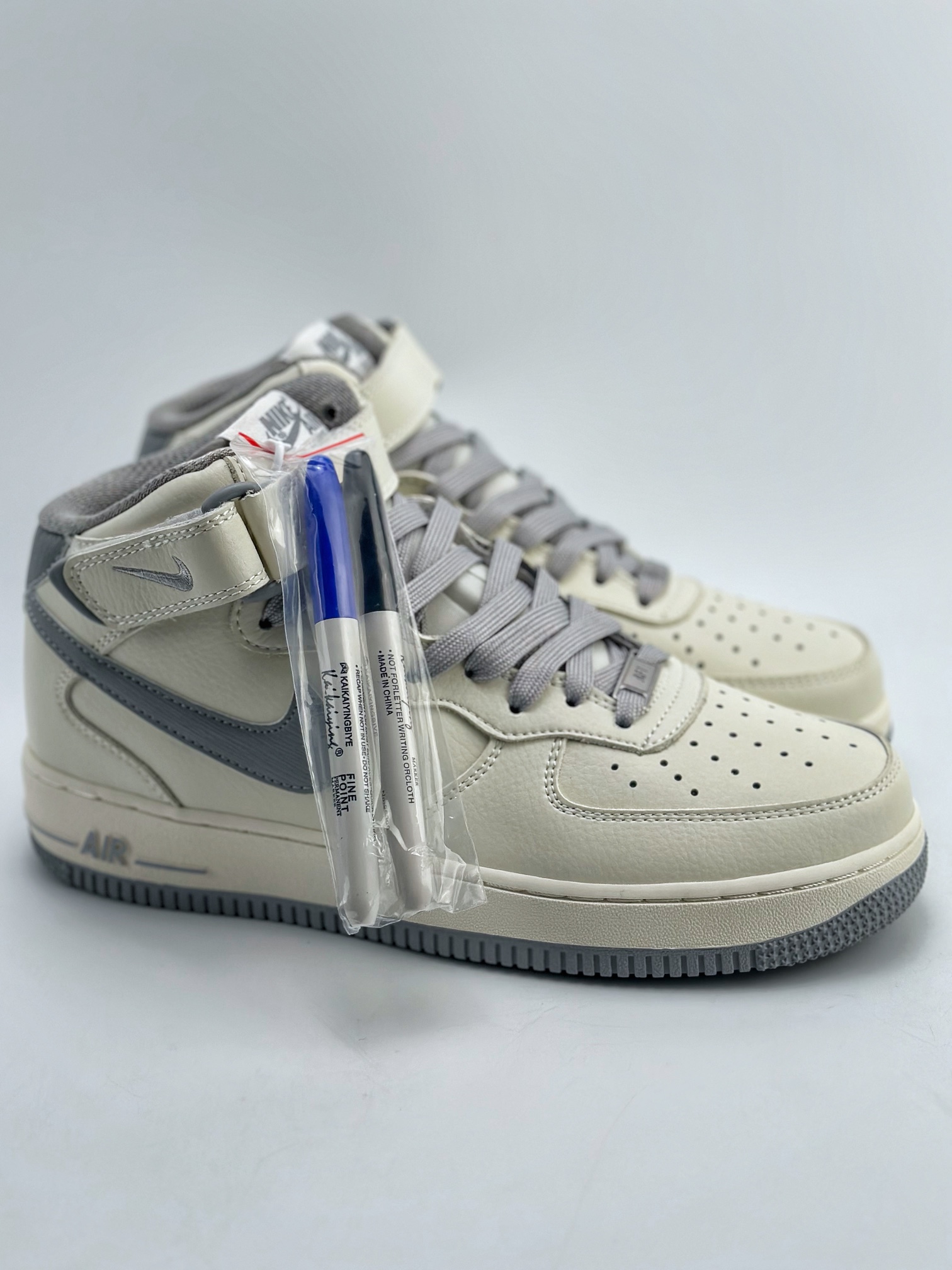 Nike Air Force 1 Mid 07 Beige Silver Gray PA0920-608