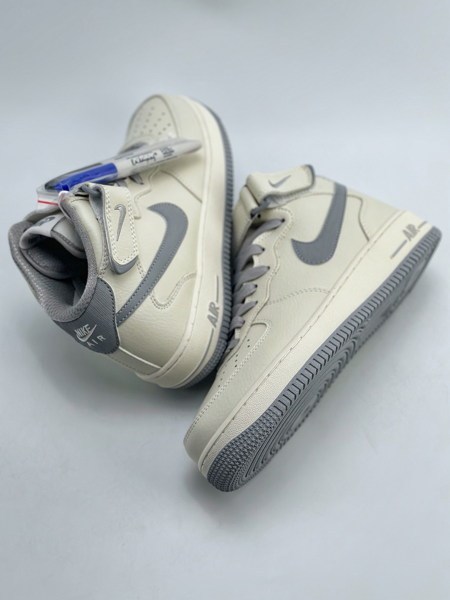 Nike Air Force 1 Mid 07 Beige Silver Gray PA0920-608