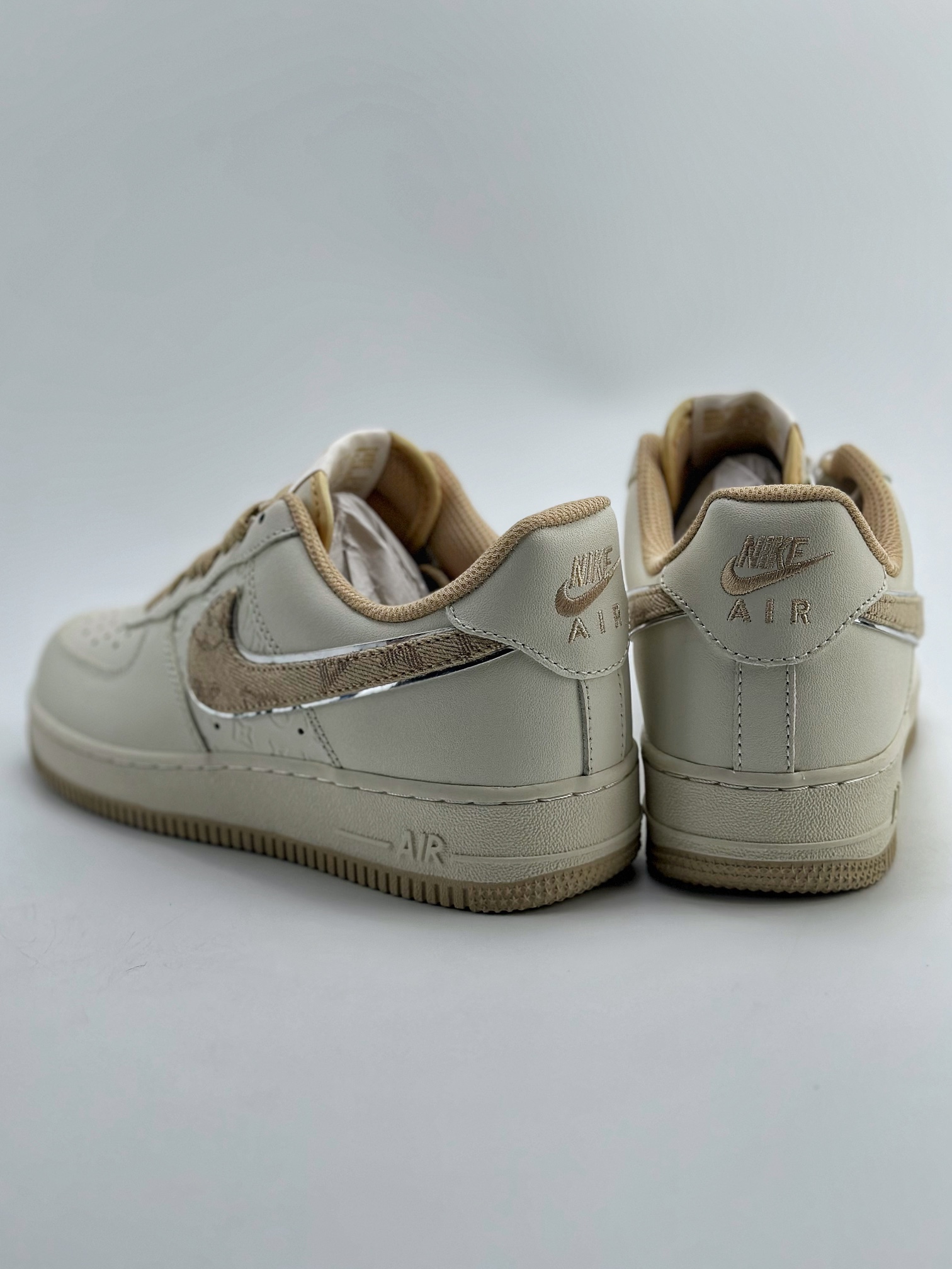 220 Nike Air Force 1 Low 07 x Louis Vuitton 白黄LV老花 LV0506-055