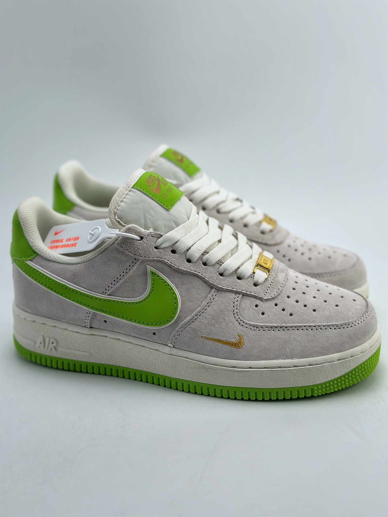 260 Nike Air Force 1 Low 07 麂皮灰绿 KK5626-320