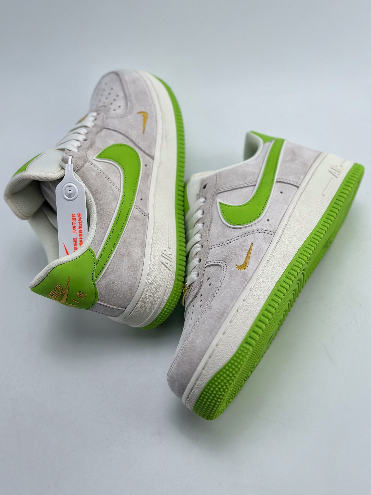 260 Nike Air Force 1 Low 07 麂皮灰绿 KK5626-320