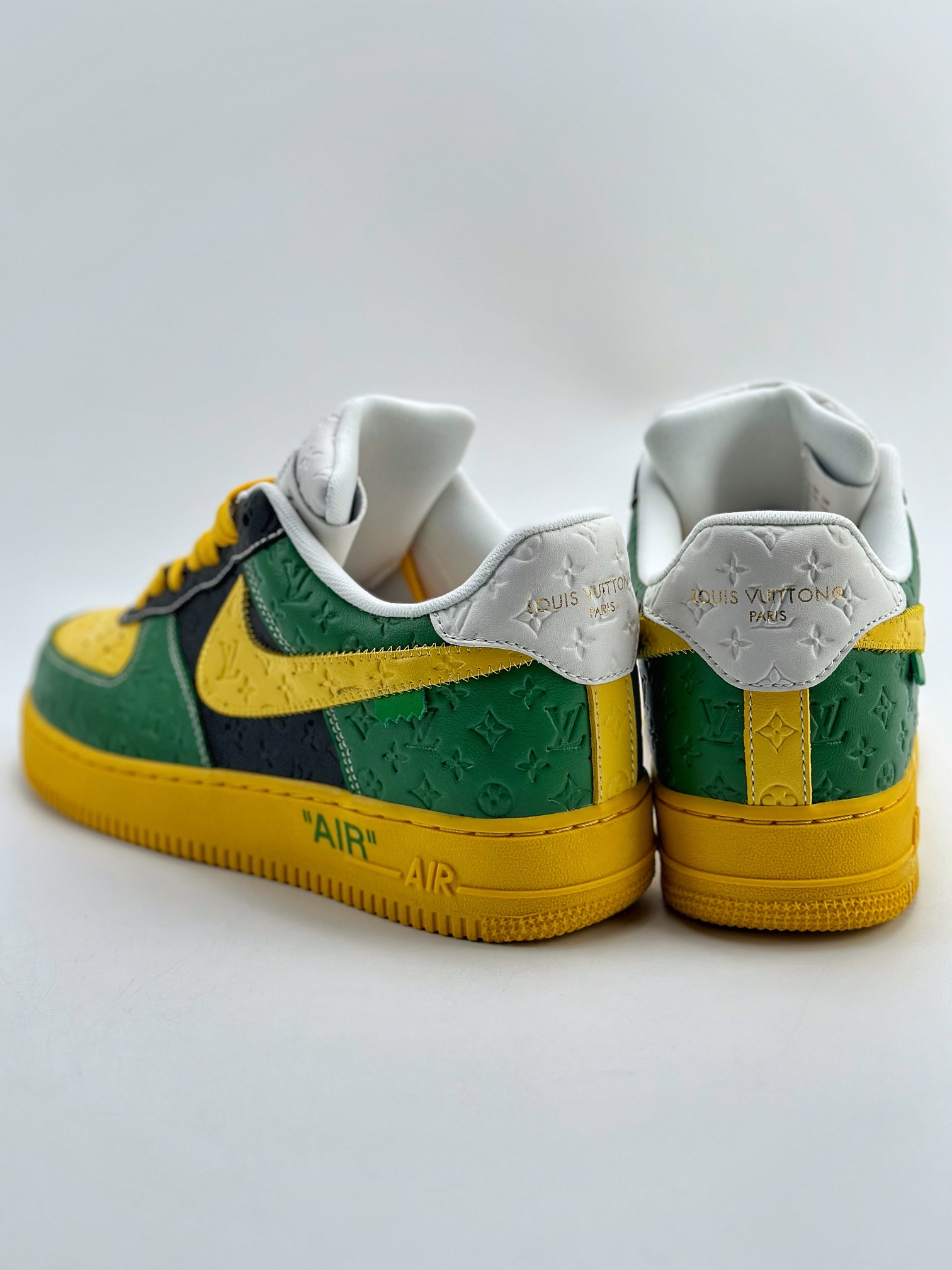 220 Nike Air Force 1 Low 07 x Louis Vuitton 黄绿 MS0232