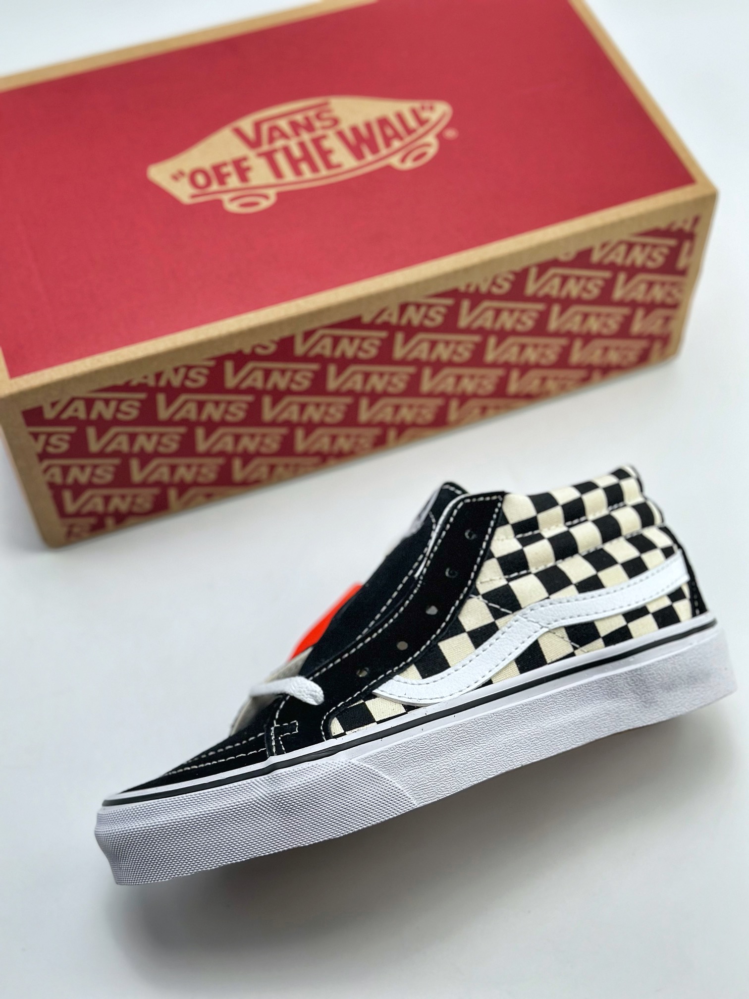 150 Vans Sk8-Mid 中帮系列 黑白棋盘格 VN0A391FQXH