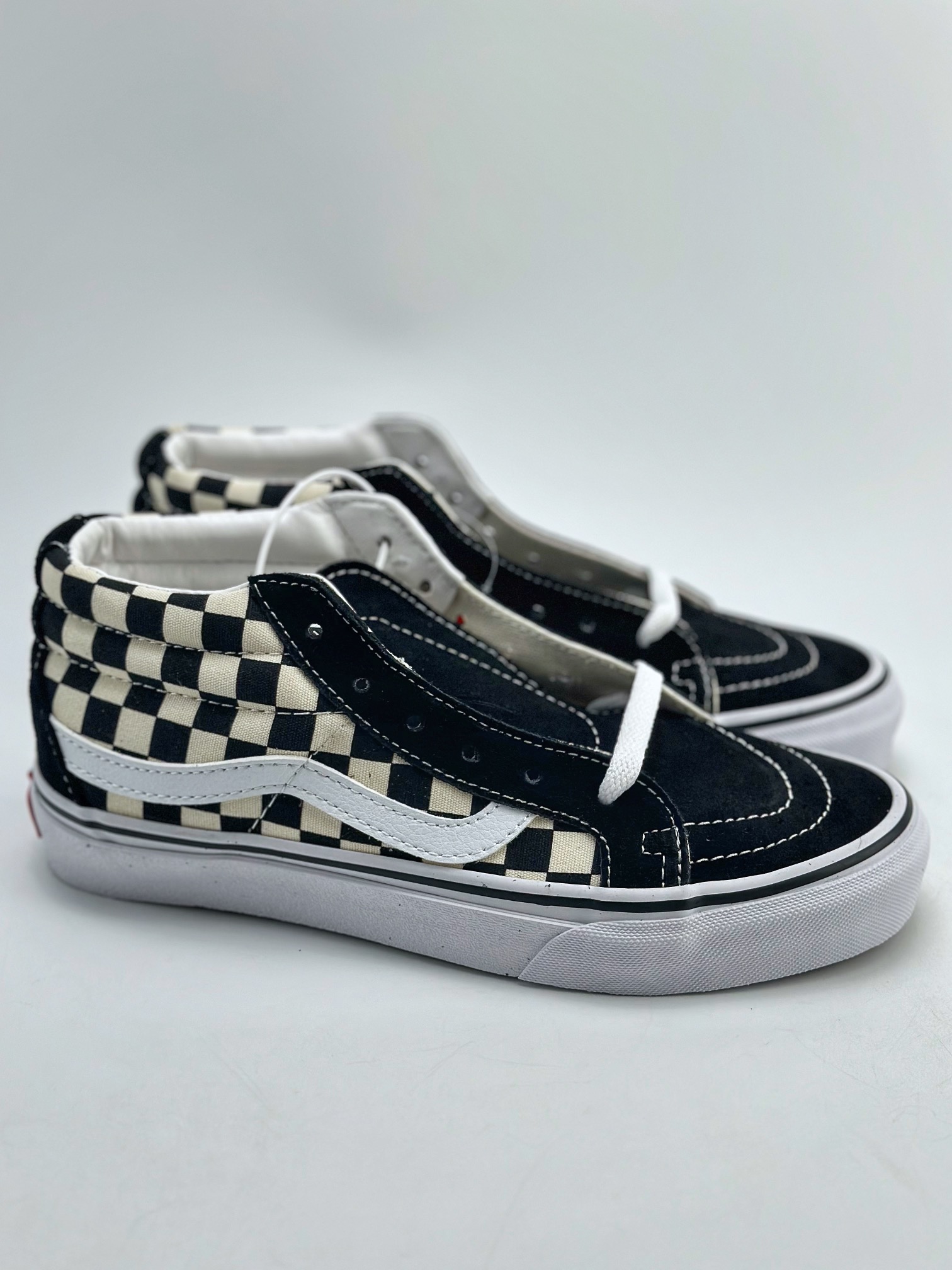 150 Vans Sk8-Mid 中帮系列 黑白棋盘格 VN0A391FQXH