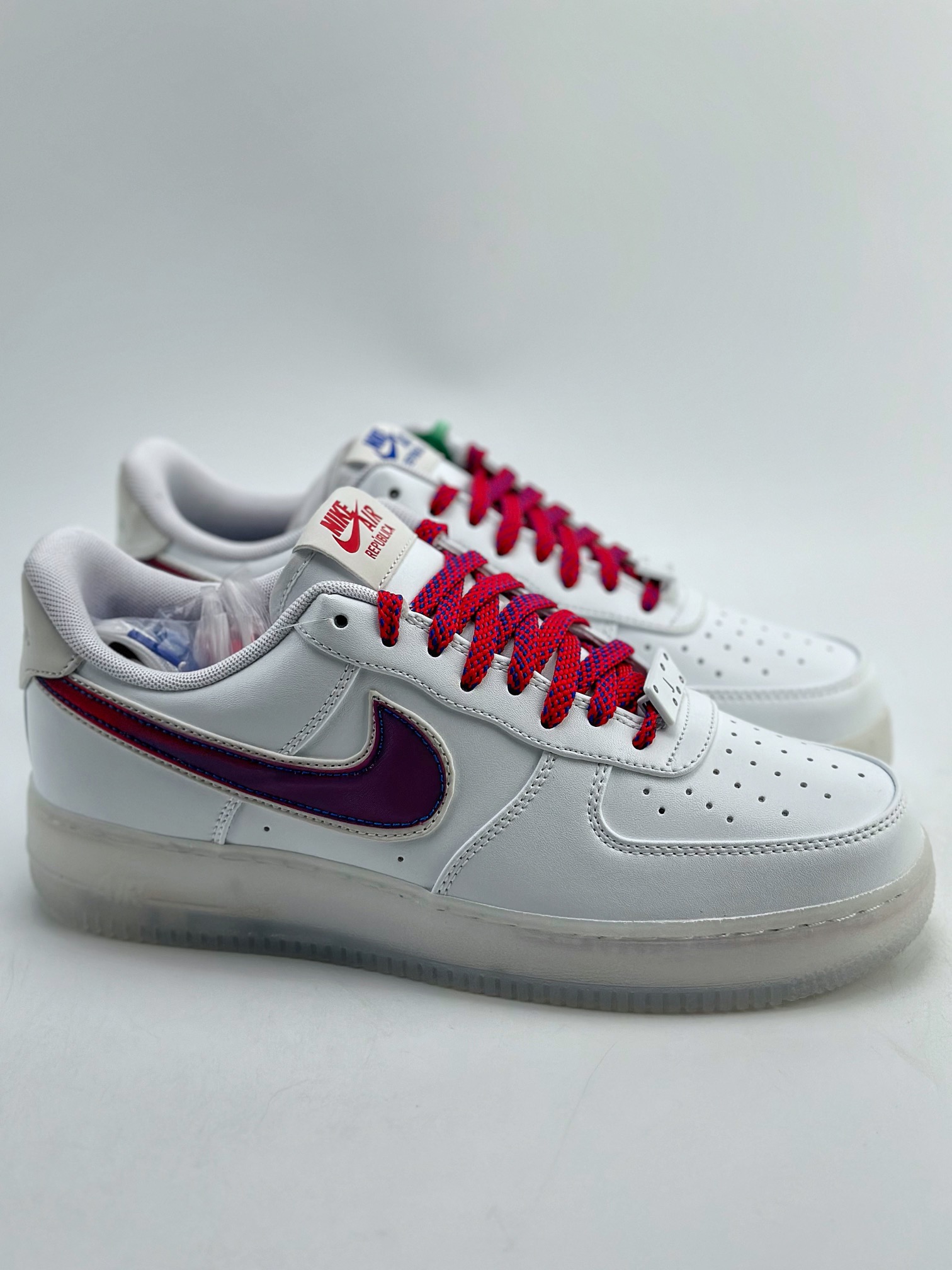 220 Nike Air Force 1 Low 07 "De Lo Mio" 多米尼加 “红蓝炫彩鸳鸯” BQ8448-100