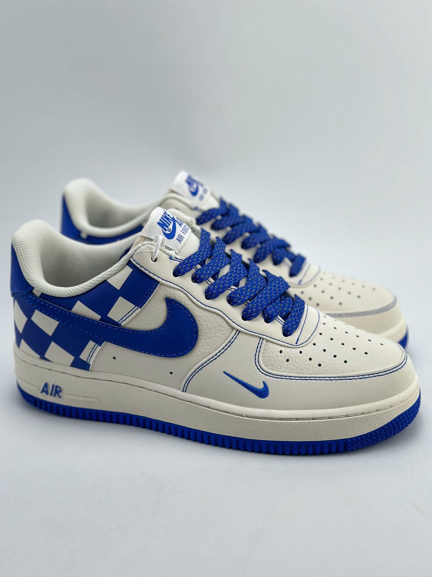 240 Nike Air Force 1 Low 07 白宝蓝棋盘 GZ5688-088