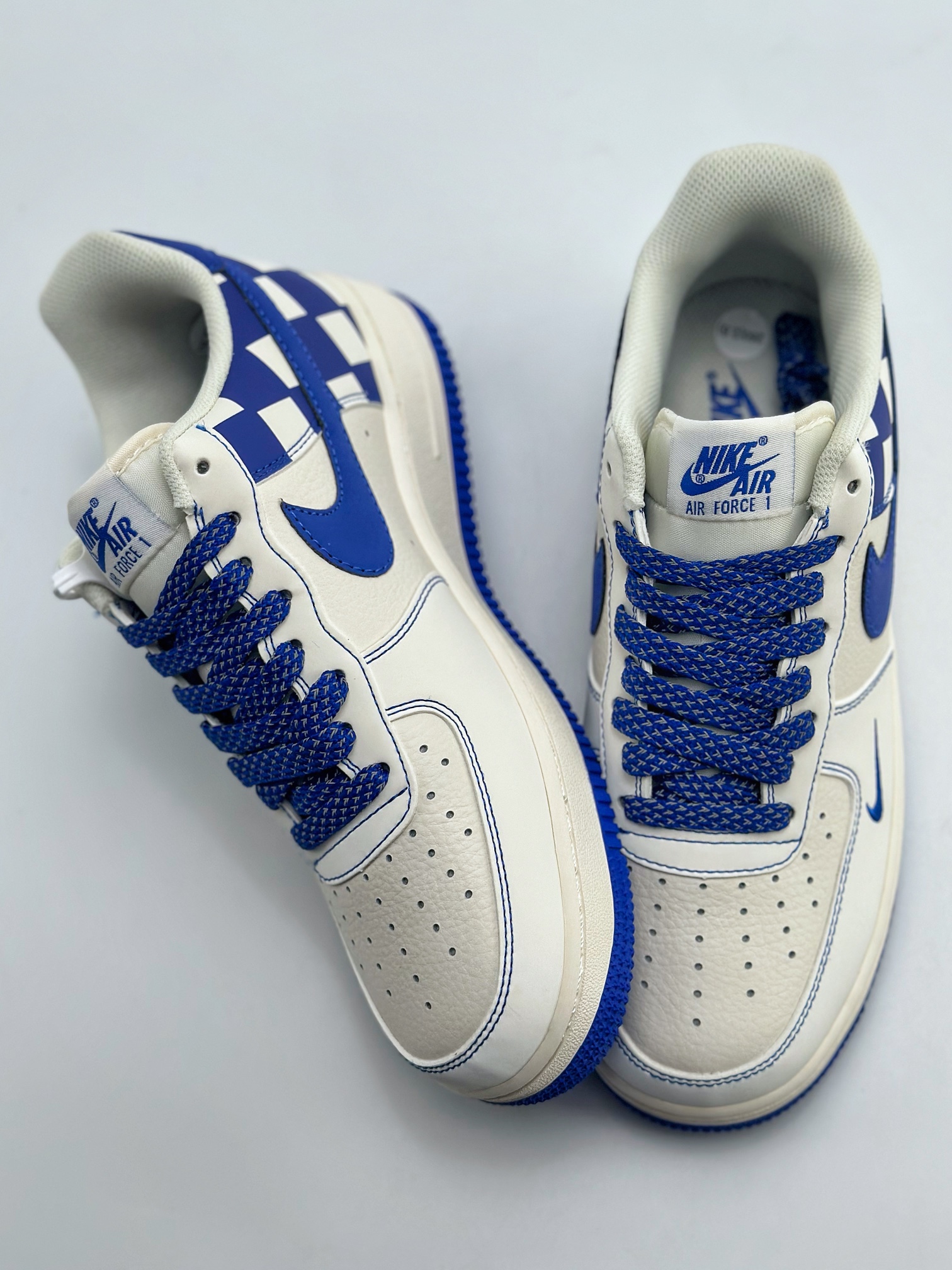 240 Nike Air Force 1 Low 07 白宝蓝棋盘 GZ5688-088