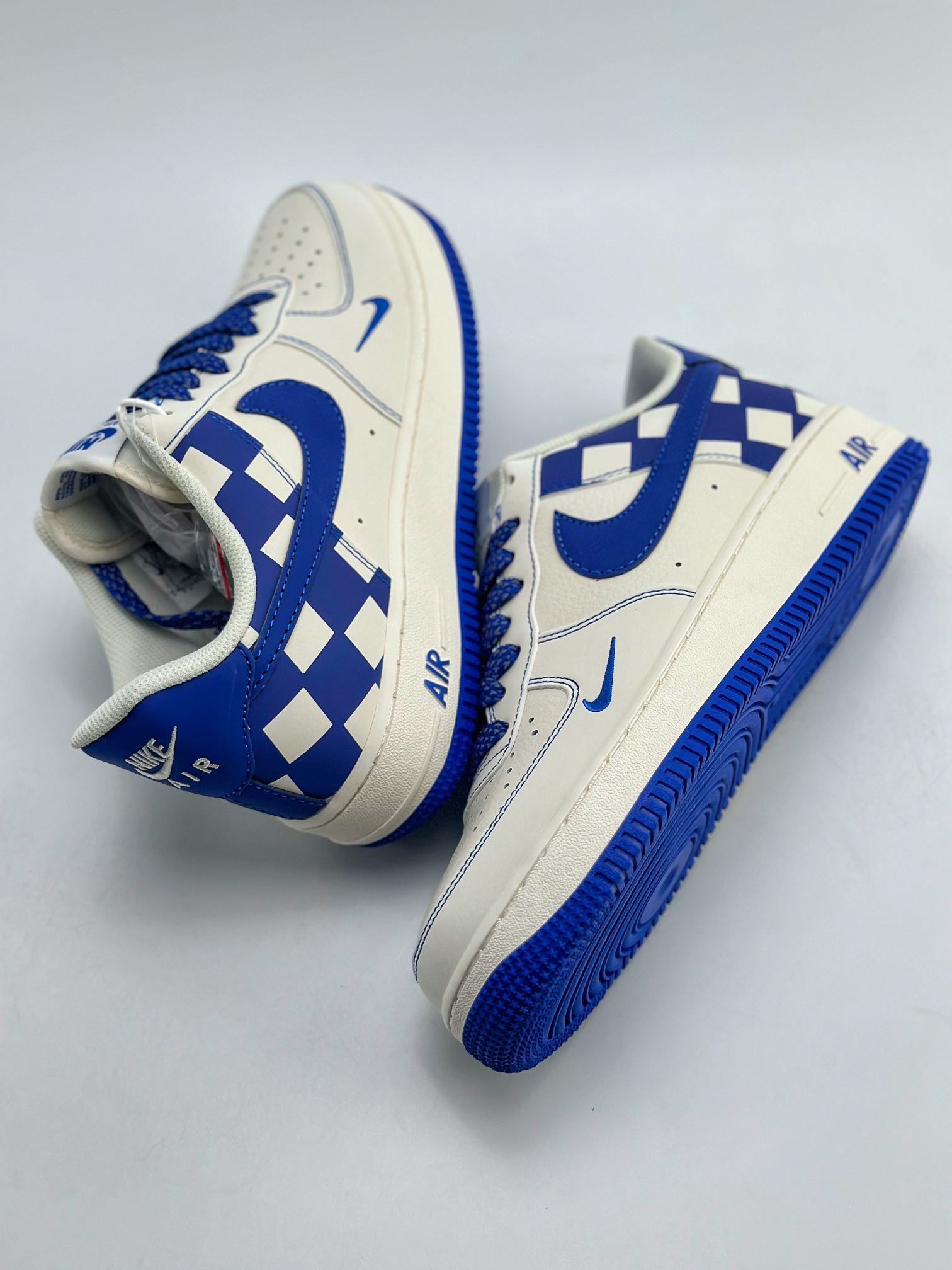 240 Nike Air Force 1 Low 07 白宝蓝棋盘 GZ5688-088