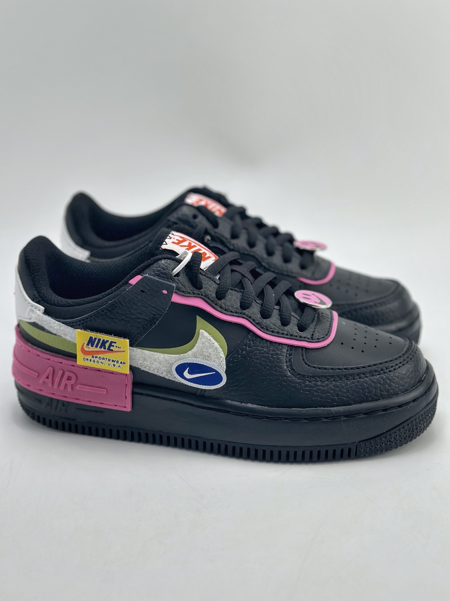 Nike Air Force 1 Low 07 Shadow Black Pink Macaron CU4743-001