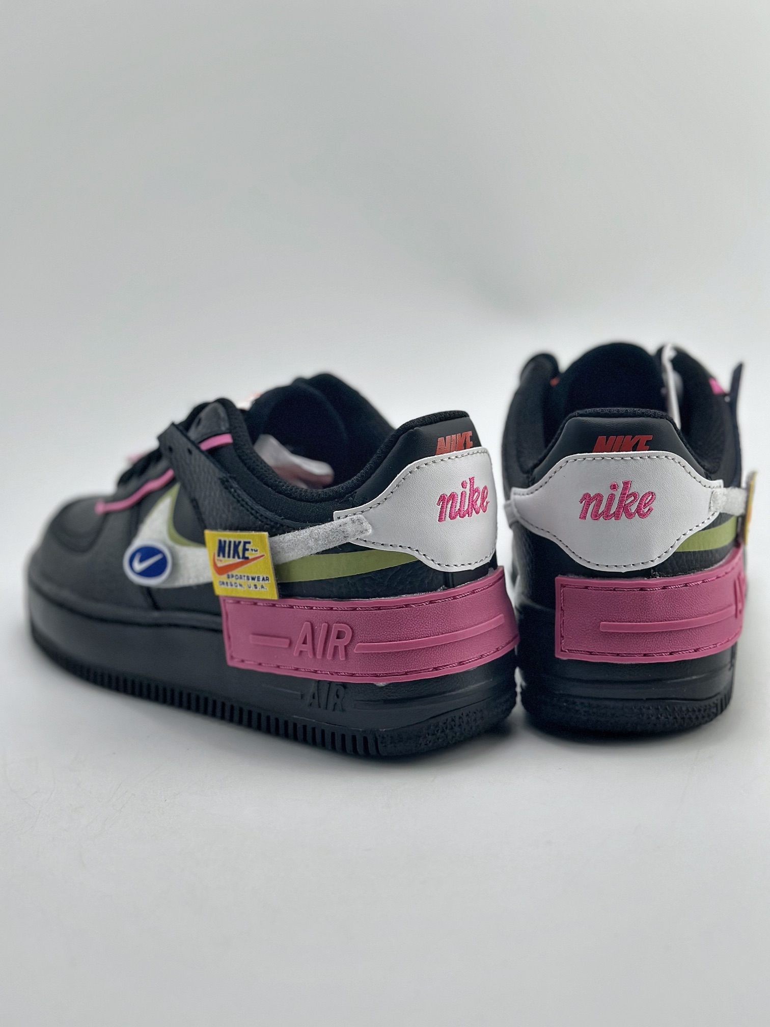 Nike Air Force 1 Low 07 Shadow Black Pink Macaron CU4743-001