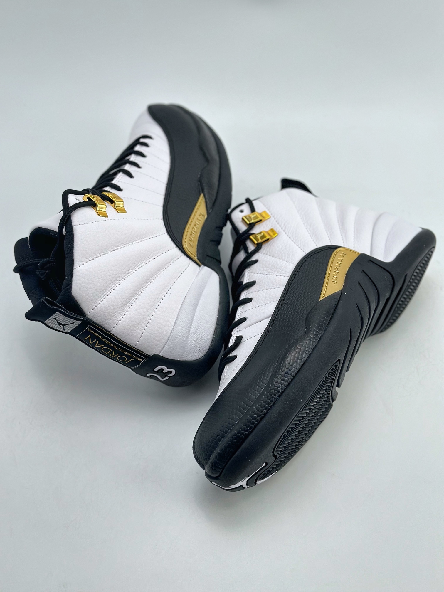 280 Air Jordan 12 "Royalty" 黑白金扣 AJ12乔12 男子文化篮球鞋 CT8013-170