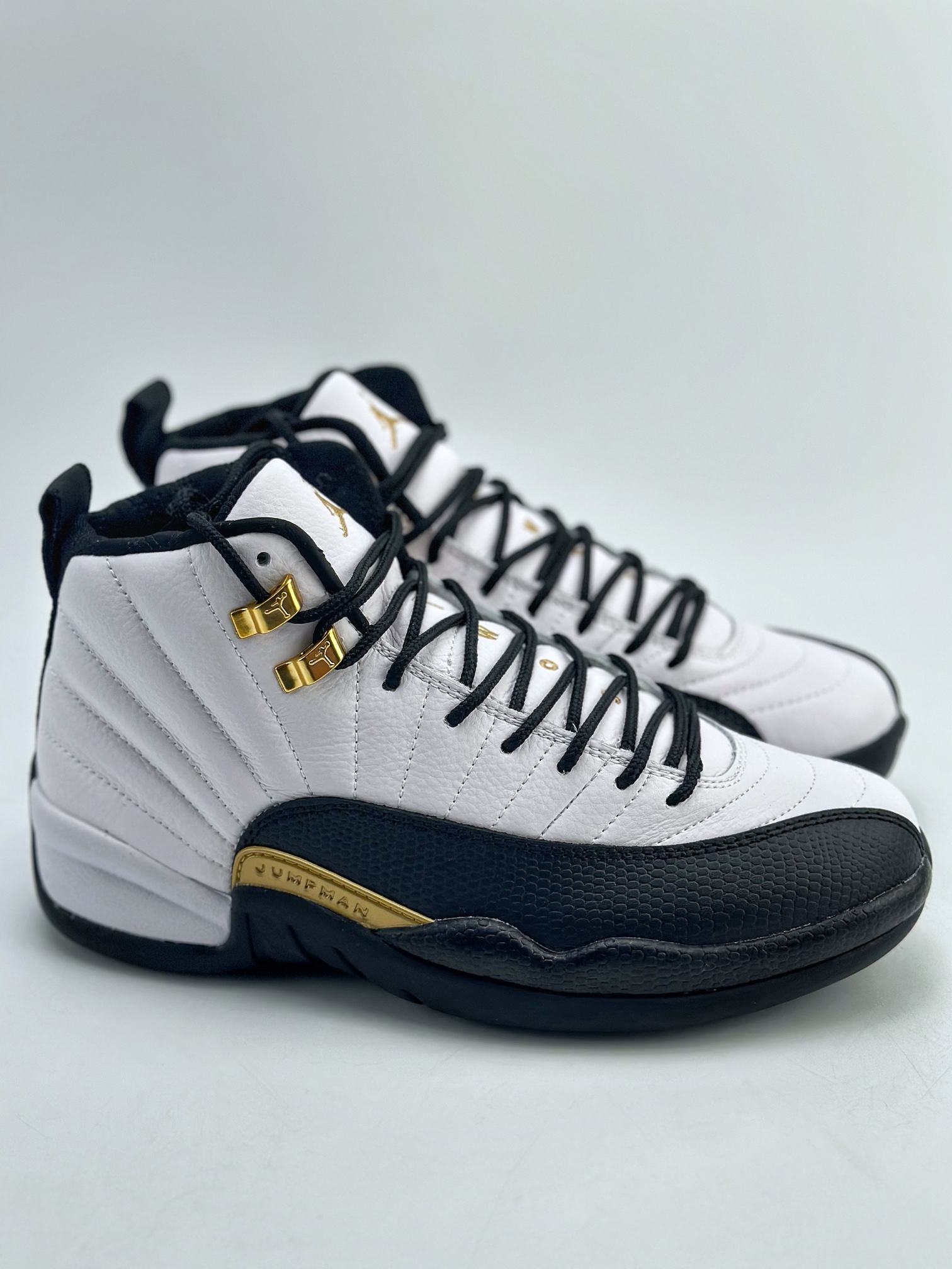 280 Air Jordan 12 "Royalty" 黑白金扣 AJ12乔12 男子文化篮球鞋 CT8013-170