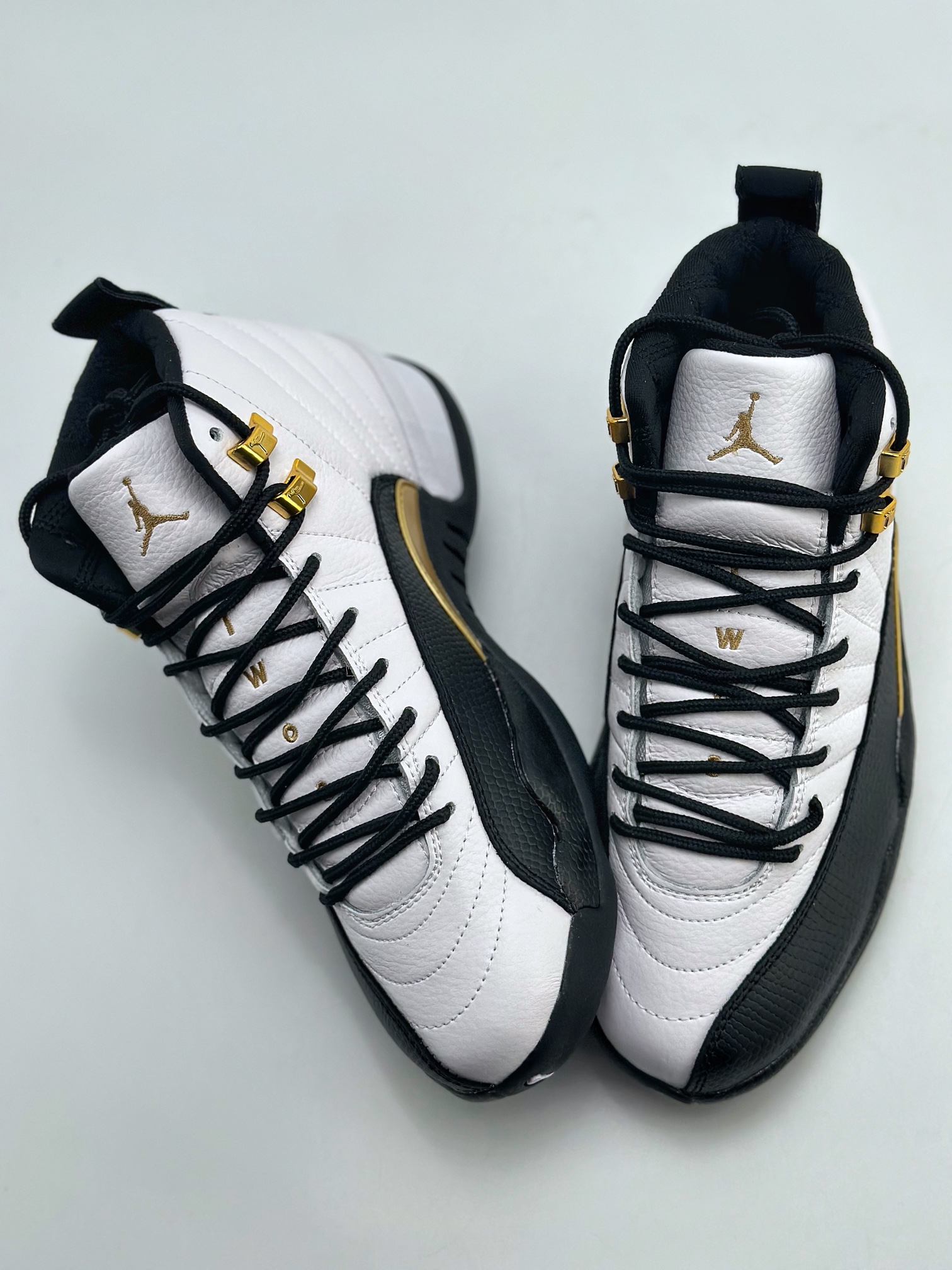 280 Air Jordan 12 "Royalty" 黑白金扣 AJ12乔12 男子文化篮球鞋 CT8013-170