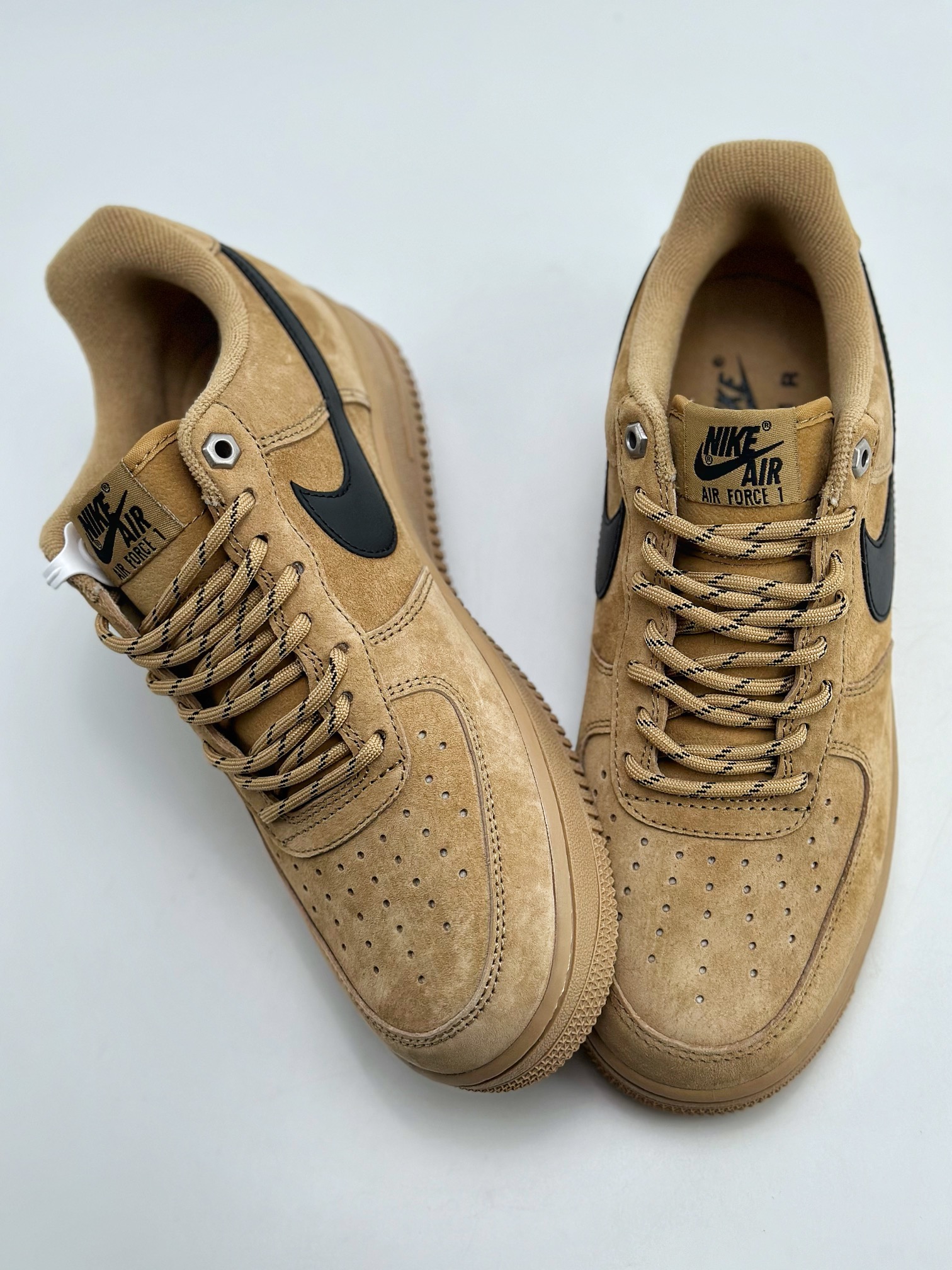 240 Nike Air Force 1 Low 07 麂皮黑棕