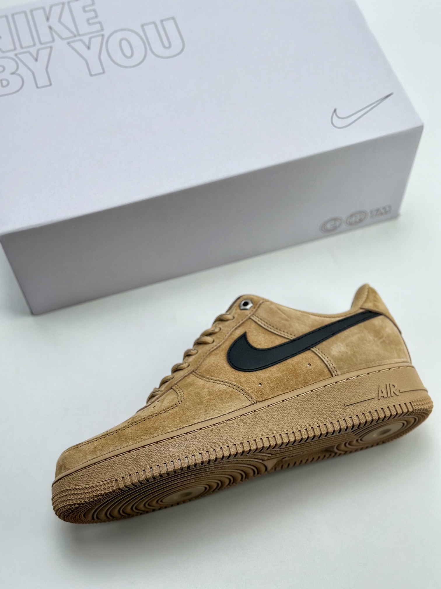 240 Nike Air Force 1 Low 07 麂皮黑棕