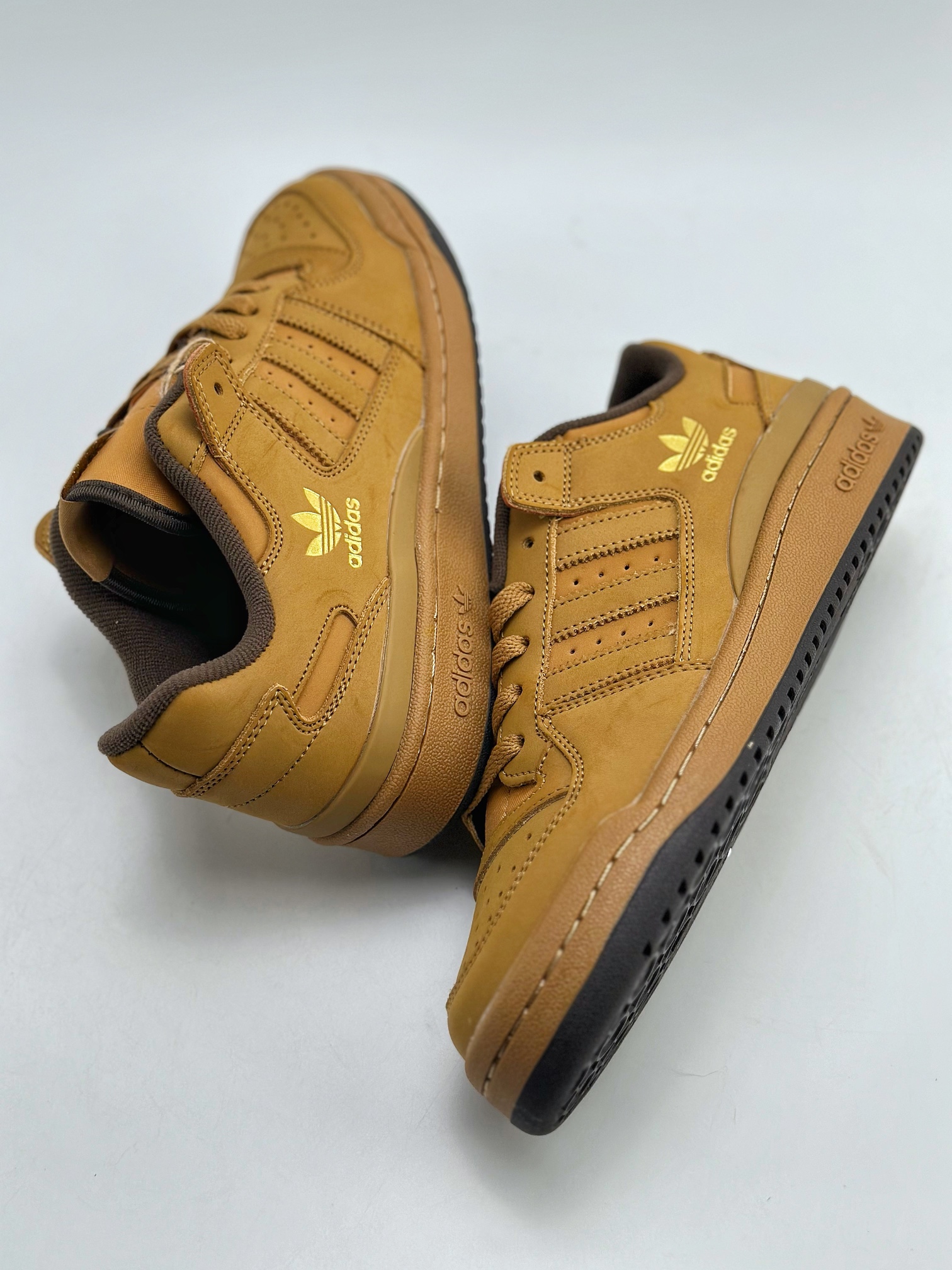 Overseas channel version original box original label Adidas Forum Low CL clover low-top classic Velcro retro sneakers ID09896