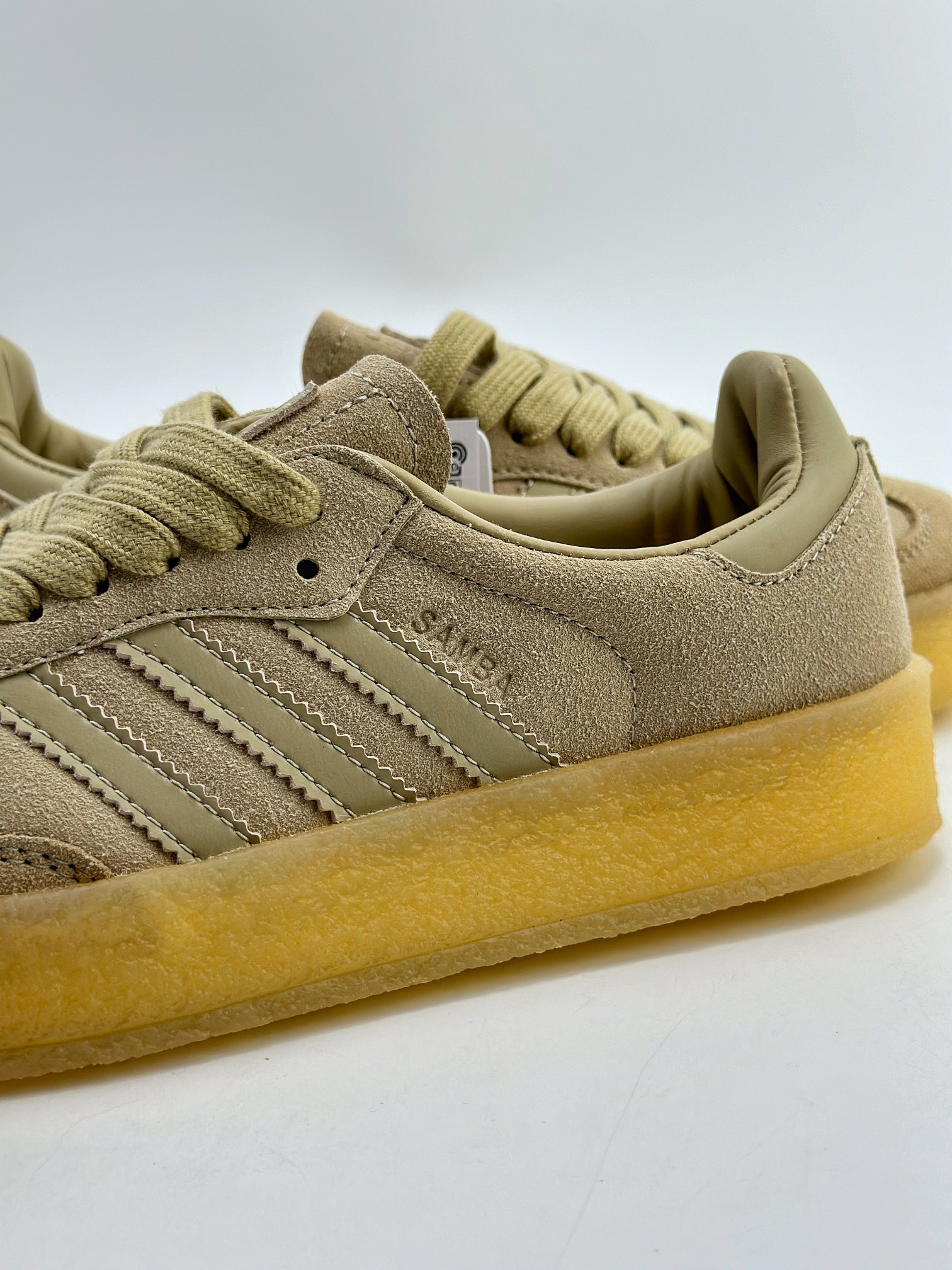 KITH x Clarks x Adidas Originals 8th Street Samba ”Savannah” Samba Sneakers ID7298