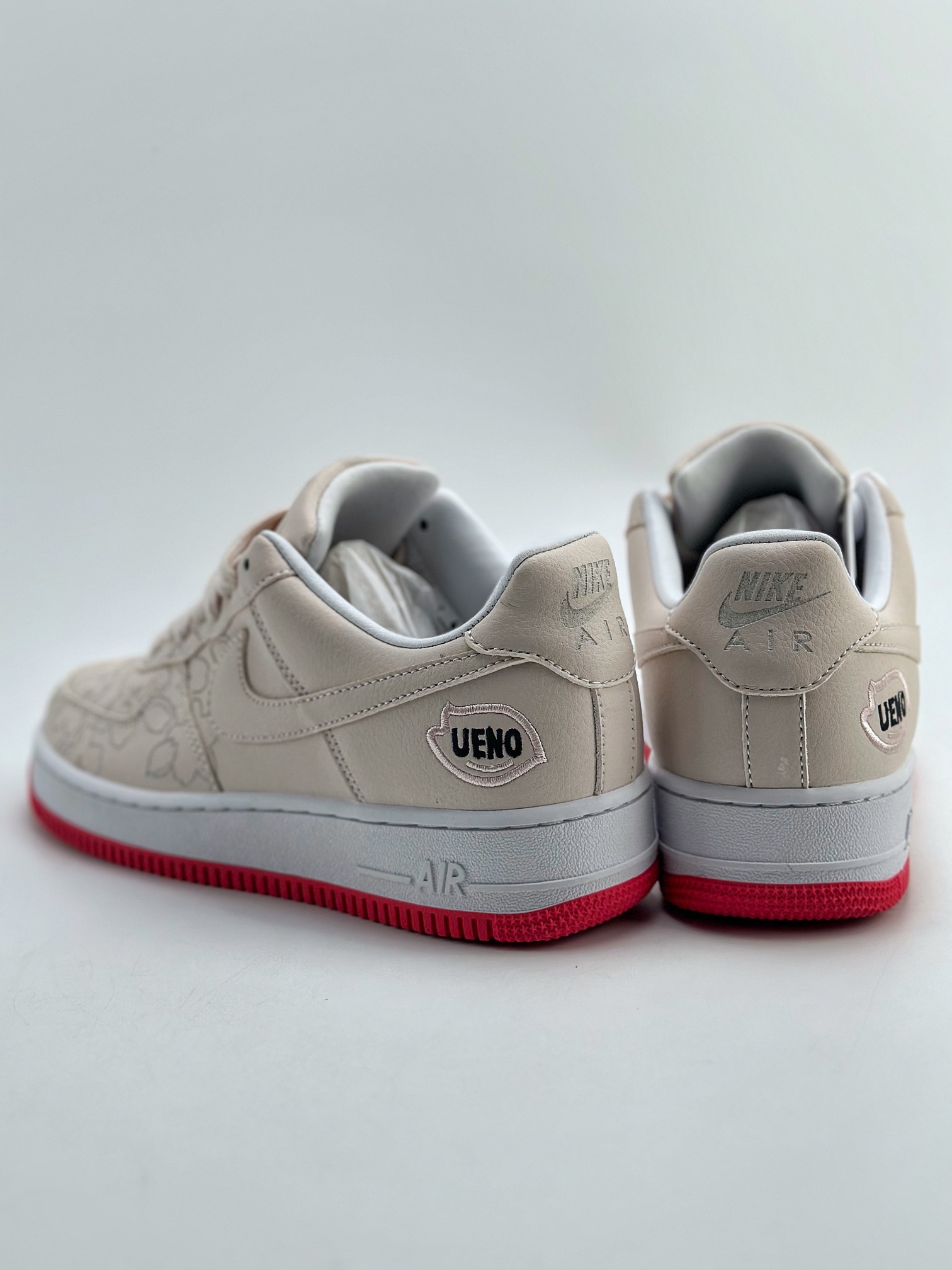 240 Nike Air Force 1 Low 07 Ueno Saku灰白红2005 309360-001