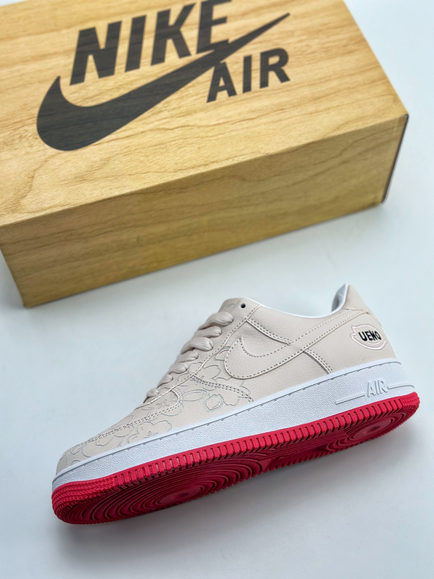 240 Nike Air Force 1 Low 07 Ueno Saku灰白红2005 309360-001