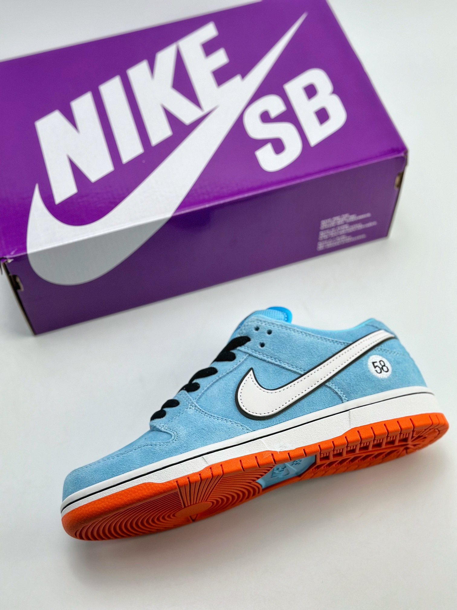 350 Nike SB Dunk Low WE CLUB 58 ”Blue Chill” 蓝白 BQ6817-401