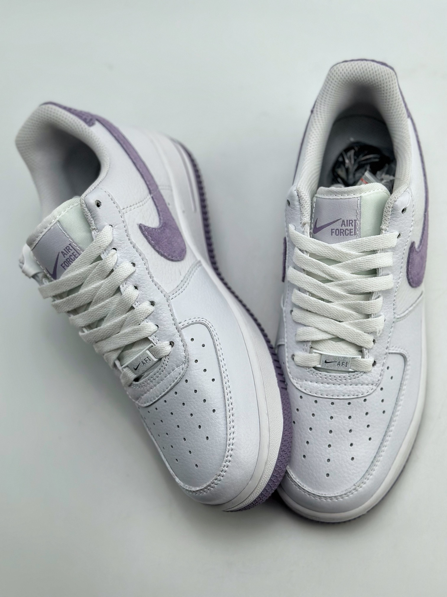 220 Nike Air Force 1 Low 07 白紫毛勾 CN2873-108