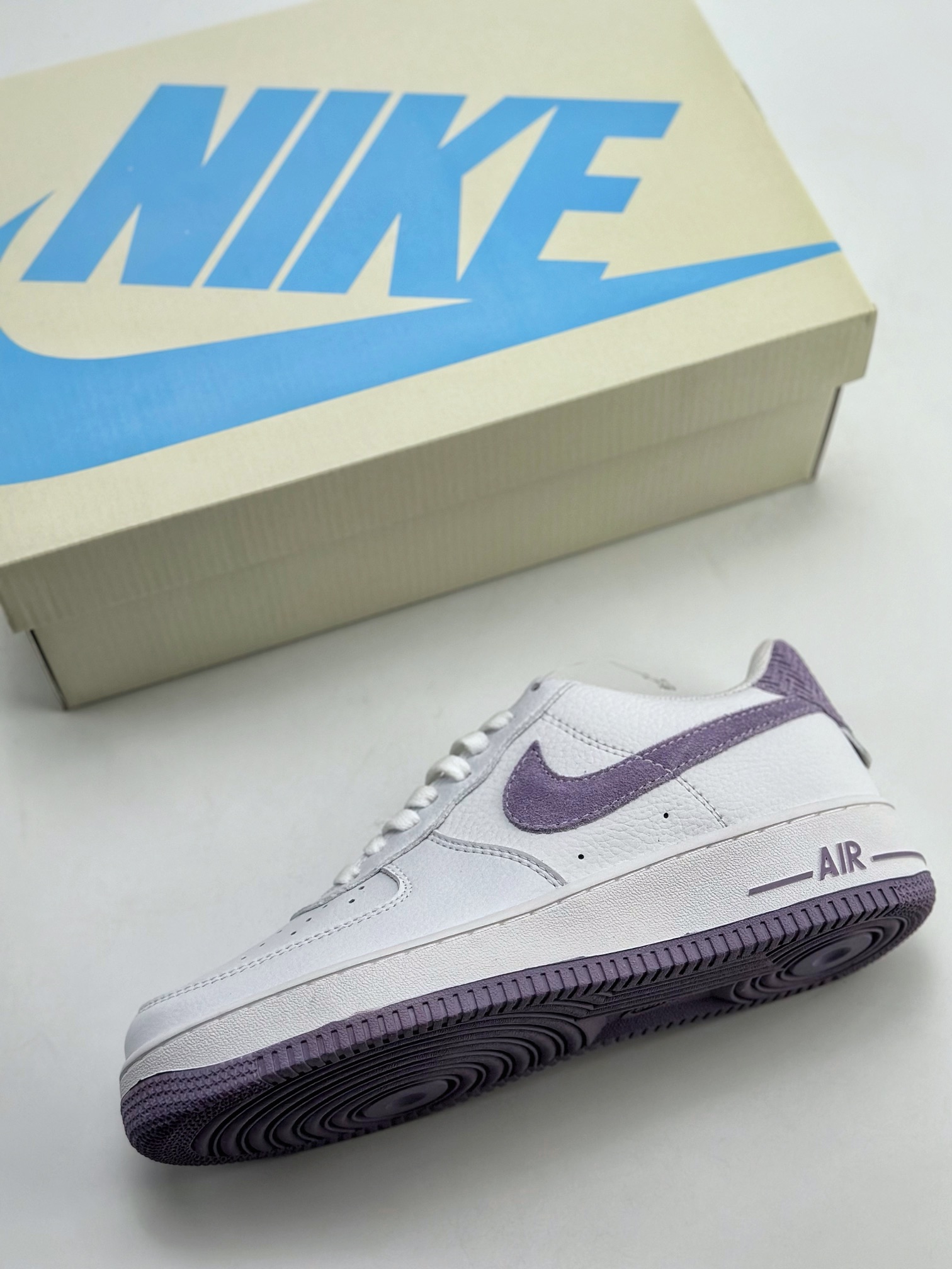 220 Nike Air Force 1 Low 07 白紫毛勾 CN2873-108