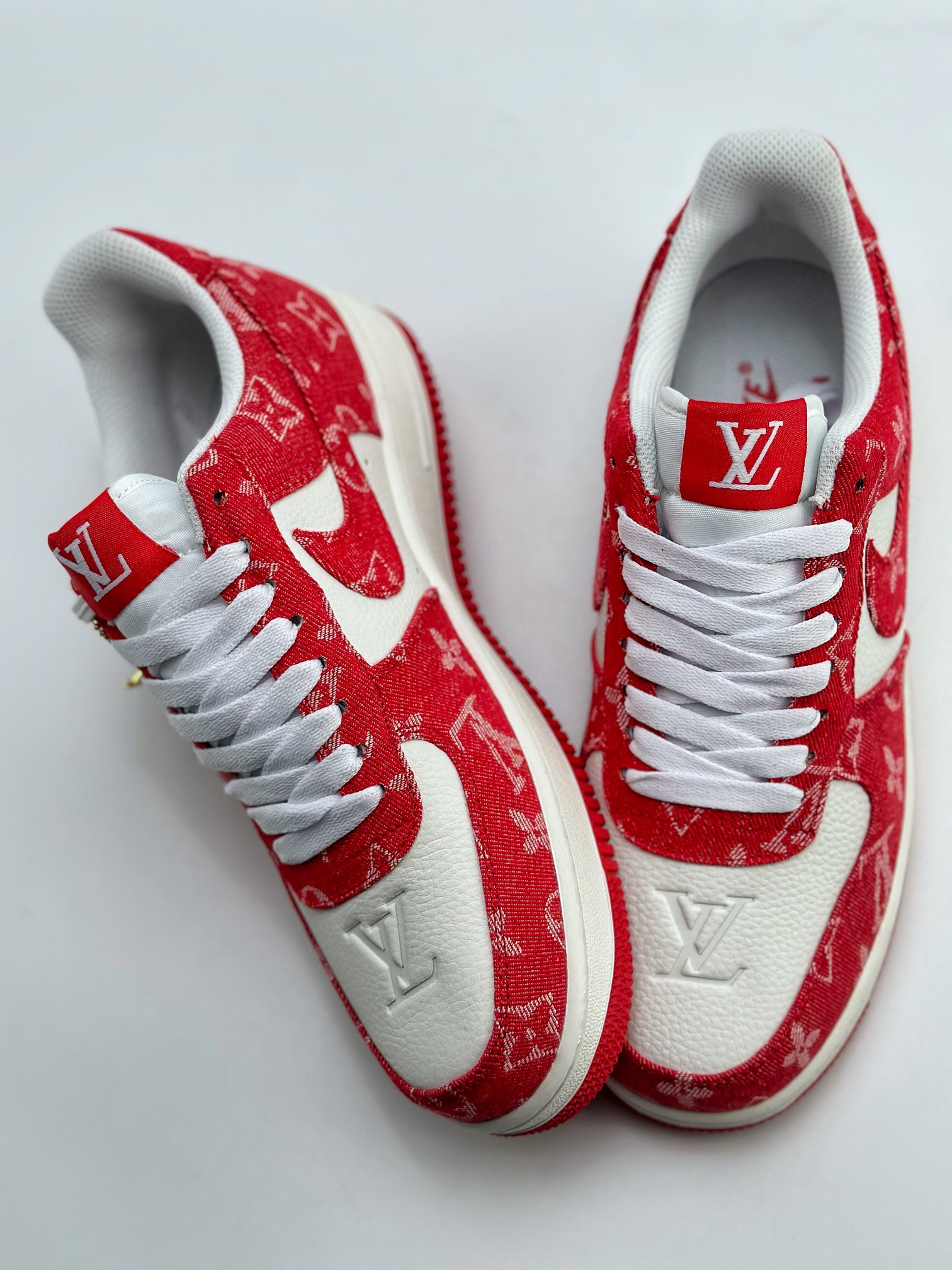 240 Nike Air Force 1 Low 07 x Louis Vuitton 印花牛仔