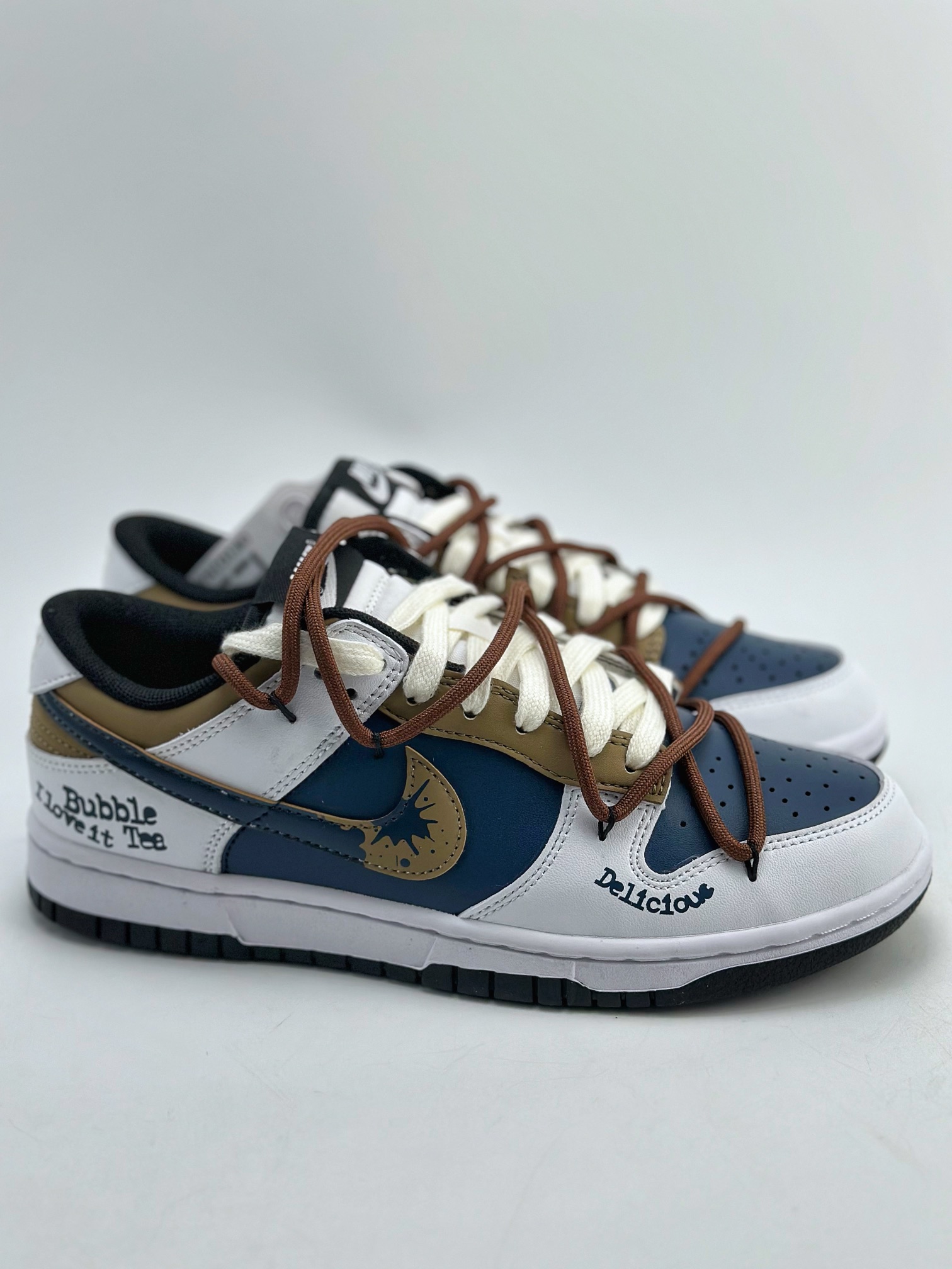 220 NIKE SB Dunk Low 黑糖奶茶绑带  DD1391-100