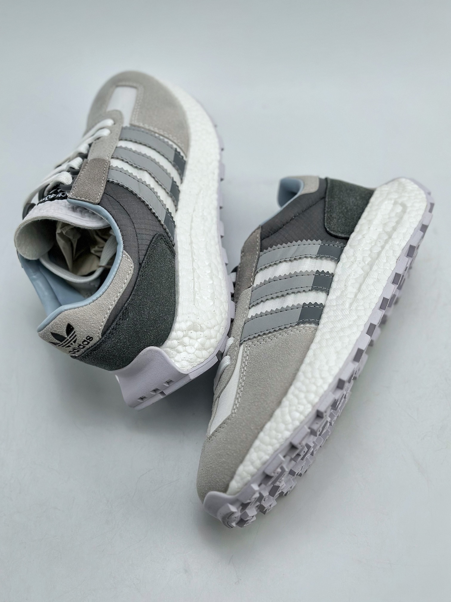 adidas Racing E5 Boost Prototype Speed ??Lightweight Retro Series All-match Breathable Sports Jogging Shoes HP7741