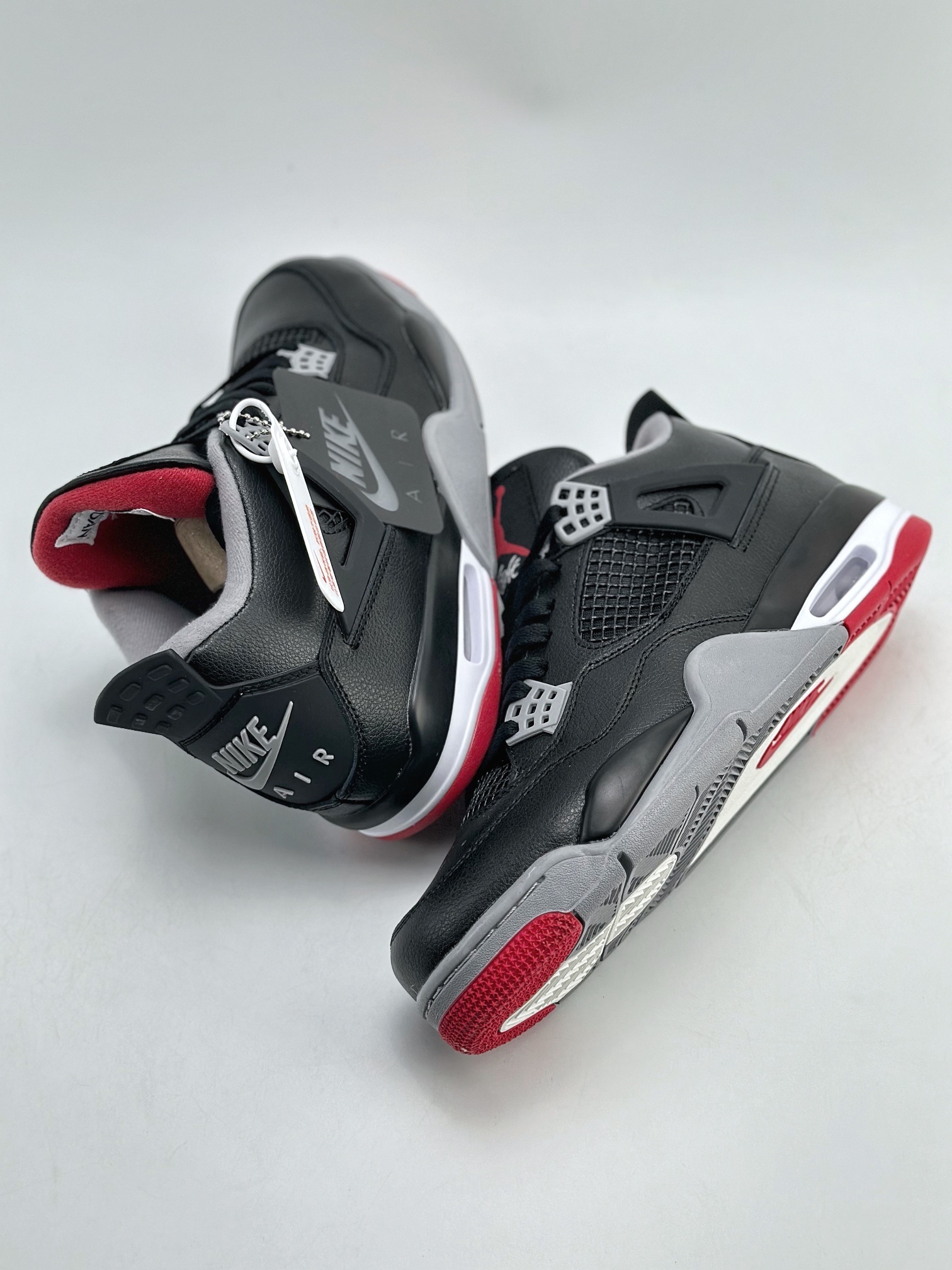 Air Jordan 4 Retro ¡±Bred Reimagined¡± Black and Red 2024 Edition FV5029-006