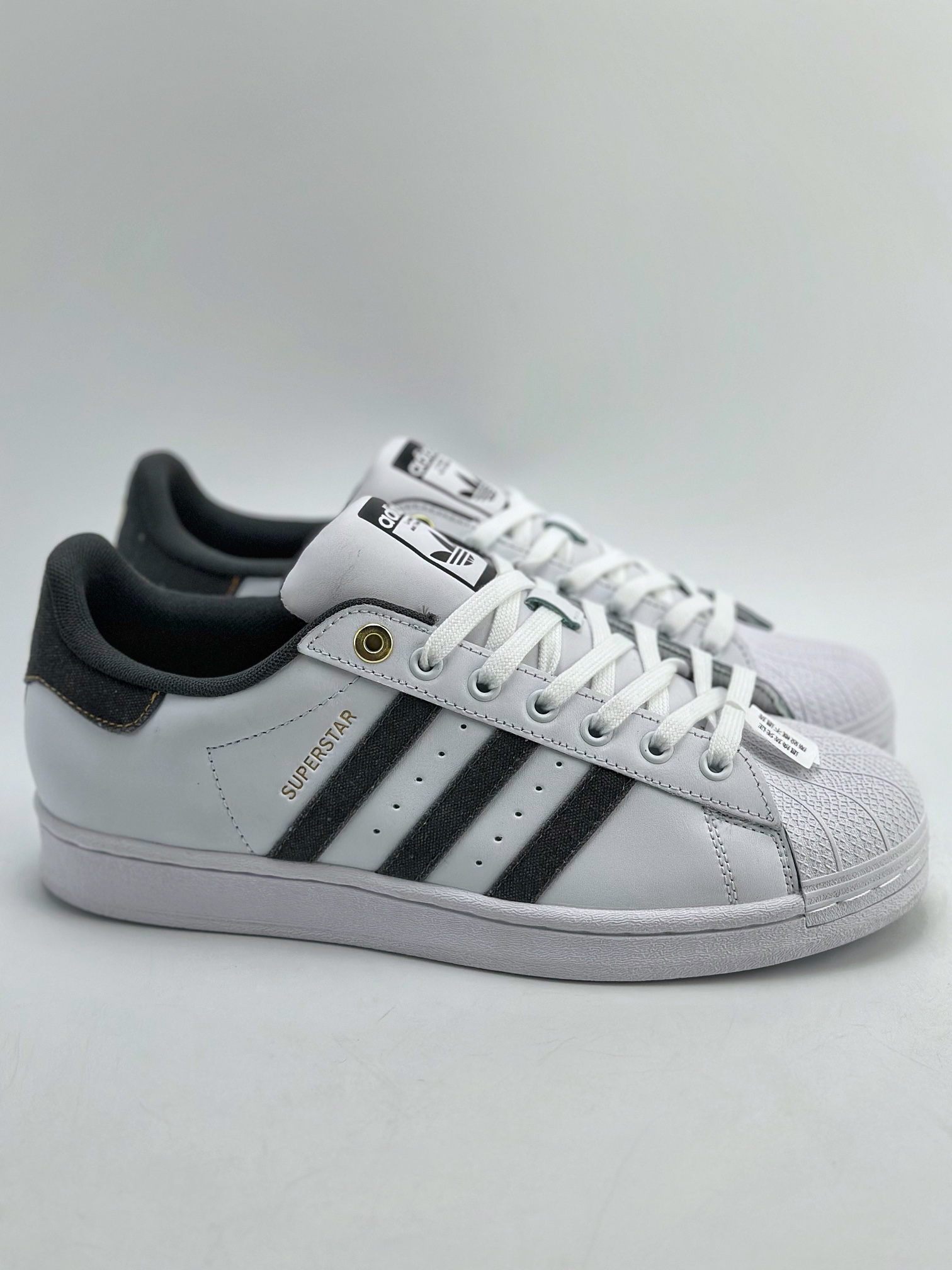 Adidas Originals Superstar 贝壳头 白深灰 ID1712