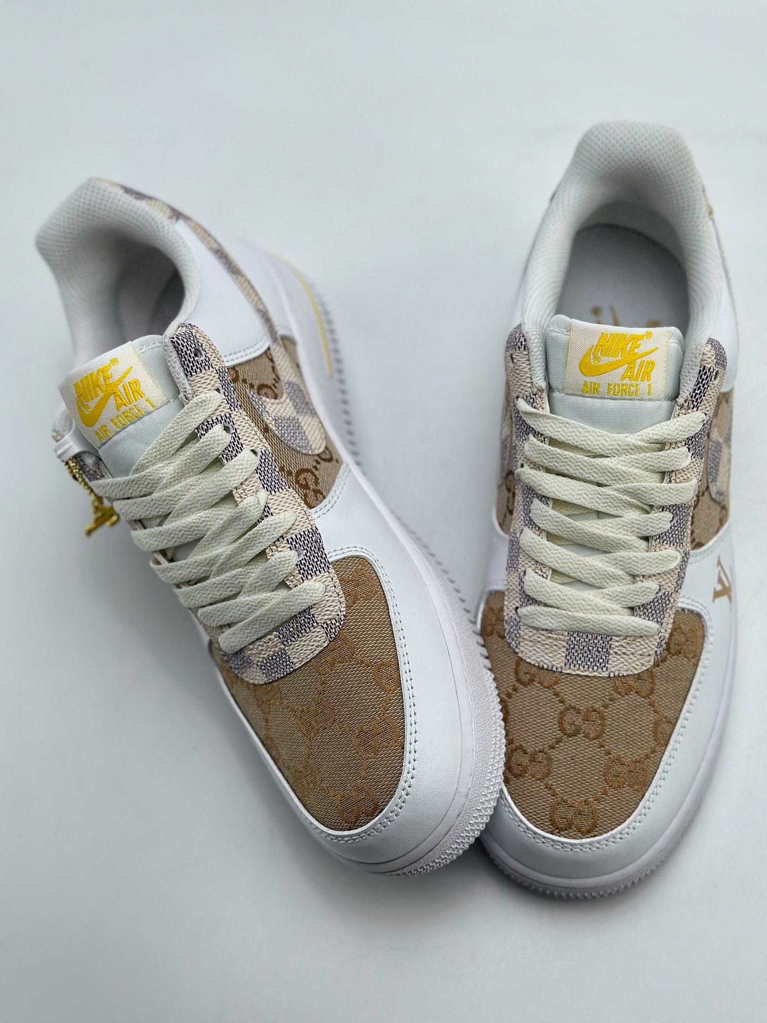 Nike Air Force 1 Low 07 x Louis Vuitton x GUCCI 三方联名老花