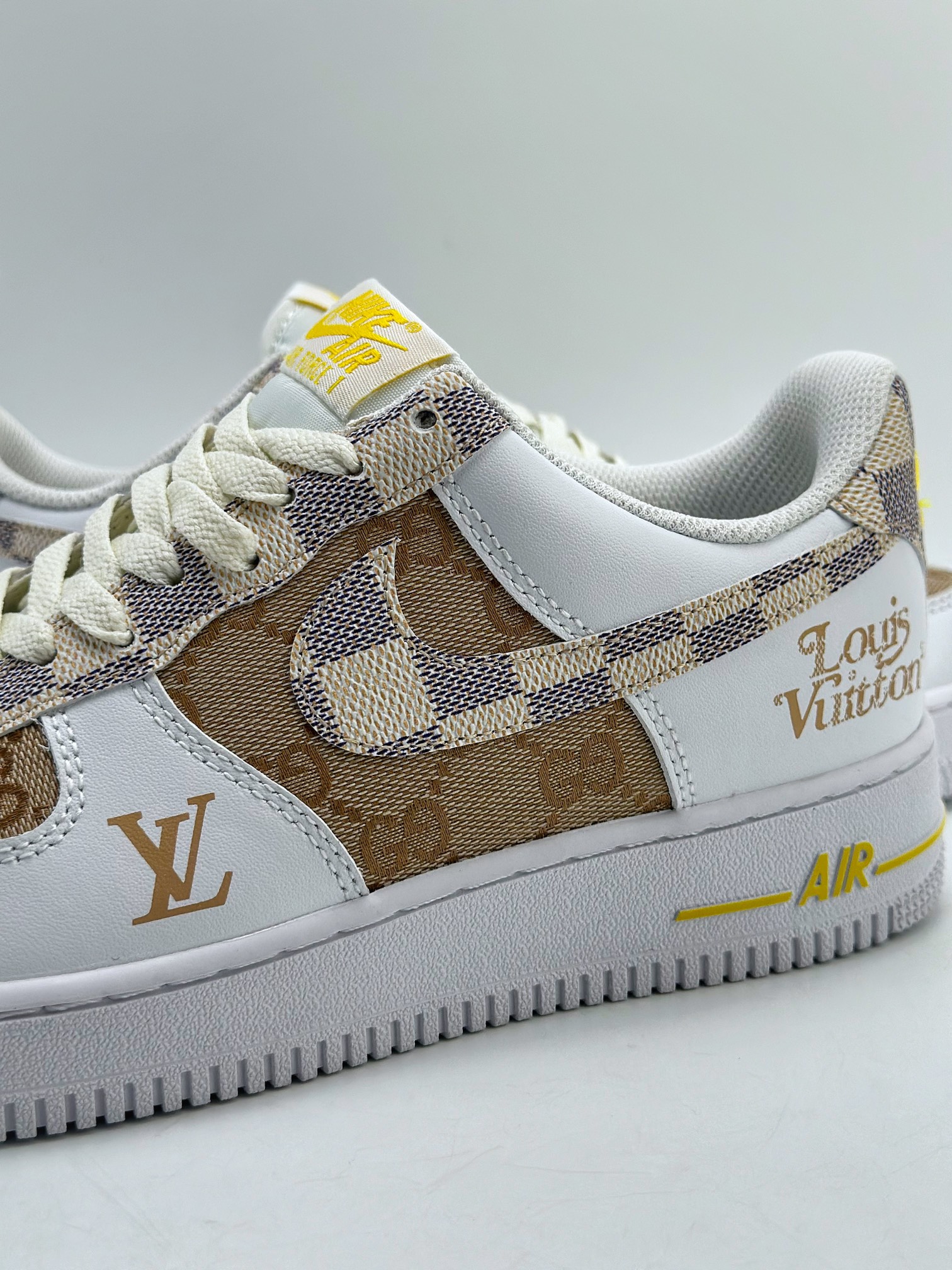 Nike Air Force 1 Low 07 x Louis Vuitton x GUCCI 三方联名老花