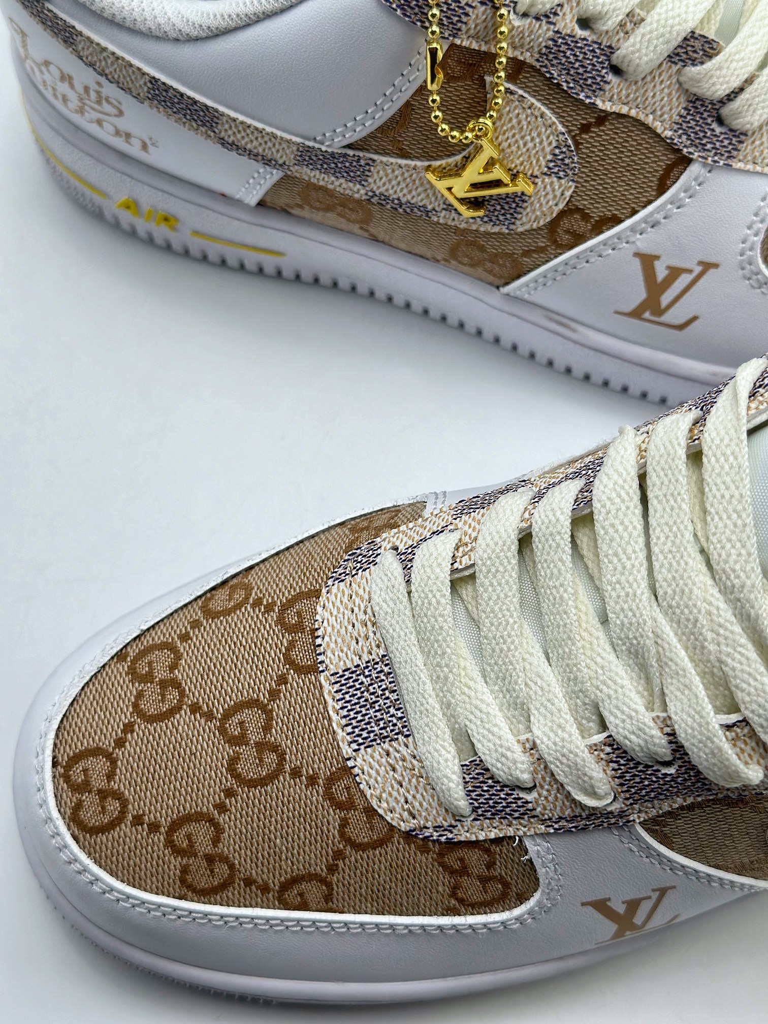 Nike Air Force 1 Low 07 x Louis Vuitton x GUCCI 三方联名老花