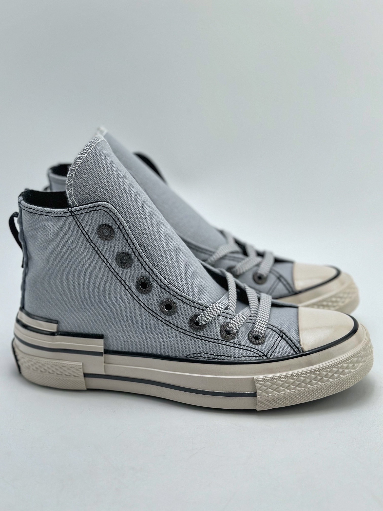 160 CONVERSE匡威官方 Chuck 70 Hacked Heel 男女堆叠感帆布鞋 A07983C