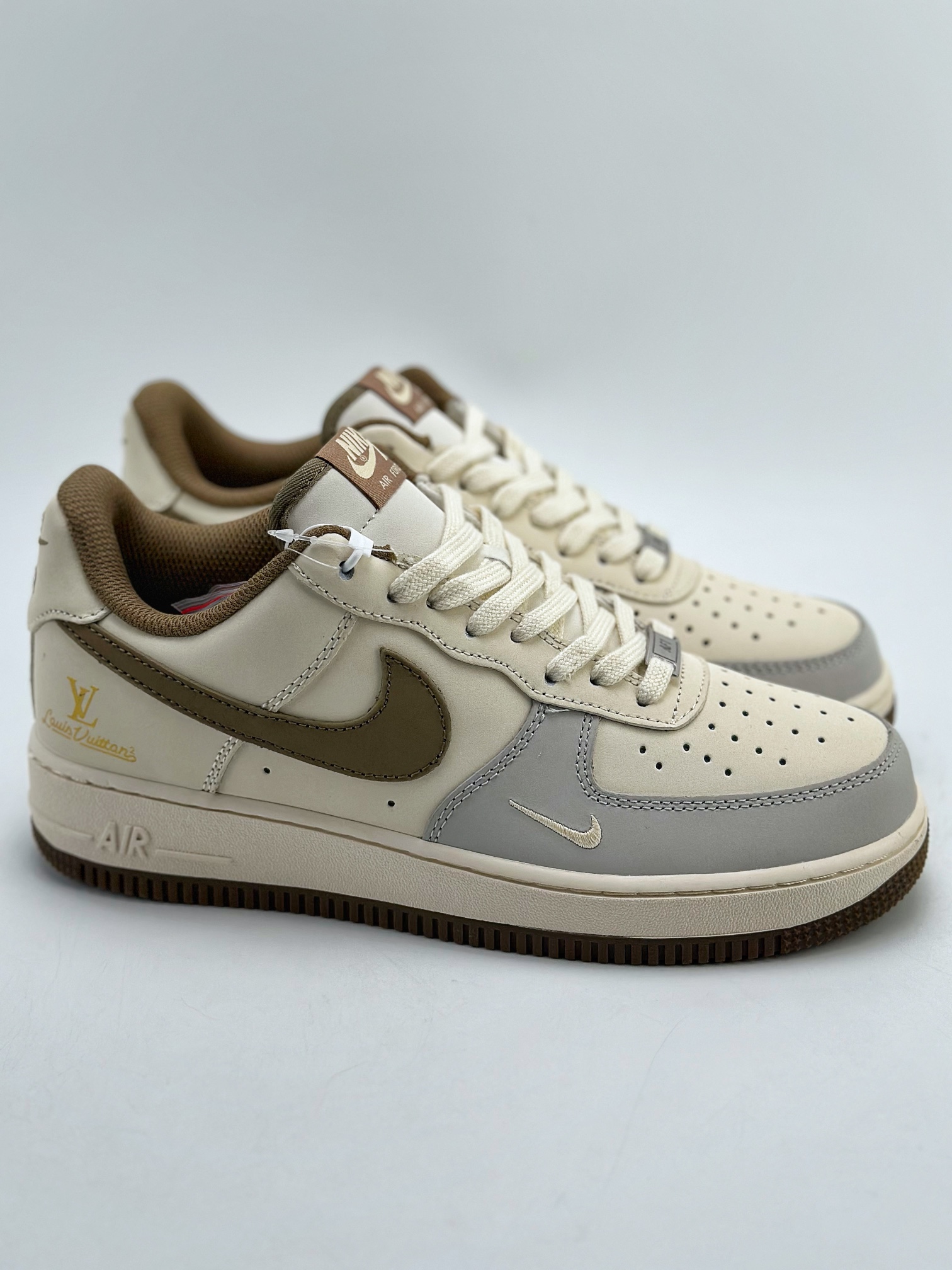 Nike Air Force 1 Low 07 x Louis Vuitton Beige Gray BS9055-832