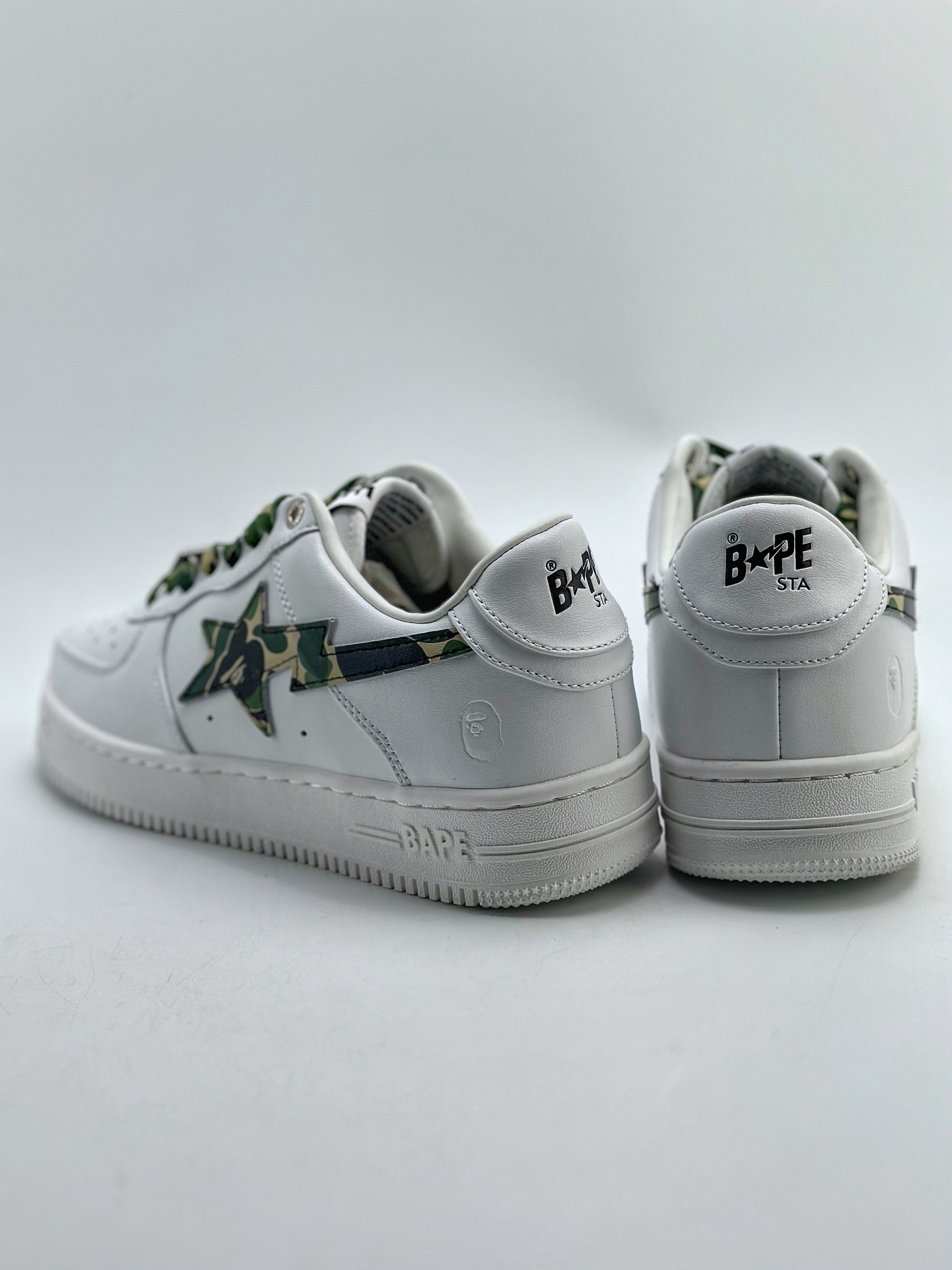 Nike Air Force 1 Low 07 x Bape White Army Green Camouflage 0ZXSHM191045G