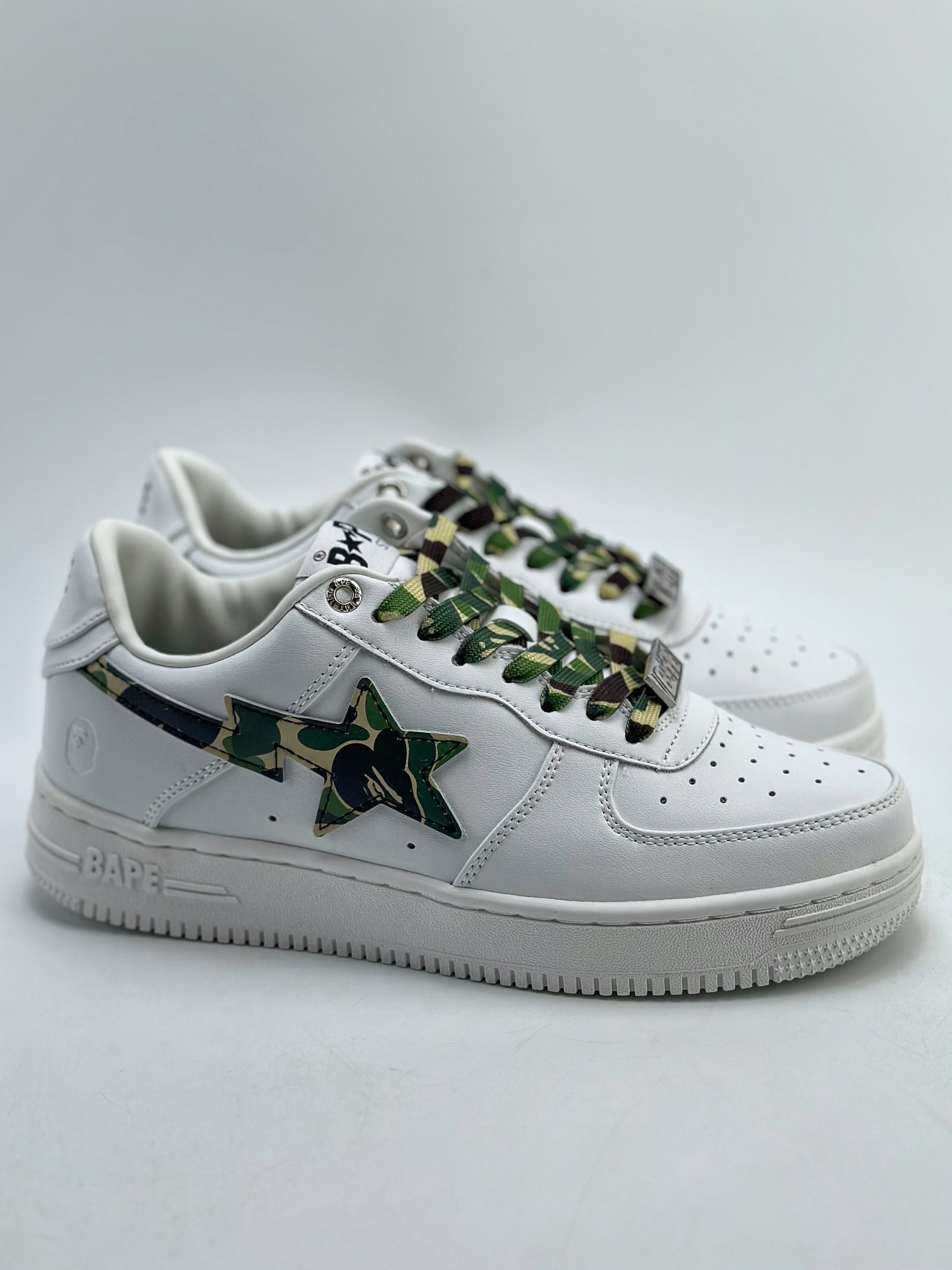 Nike Air Force 1 Low 07 x Bape White Army Green Camouflage 0ZXSHM191045G