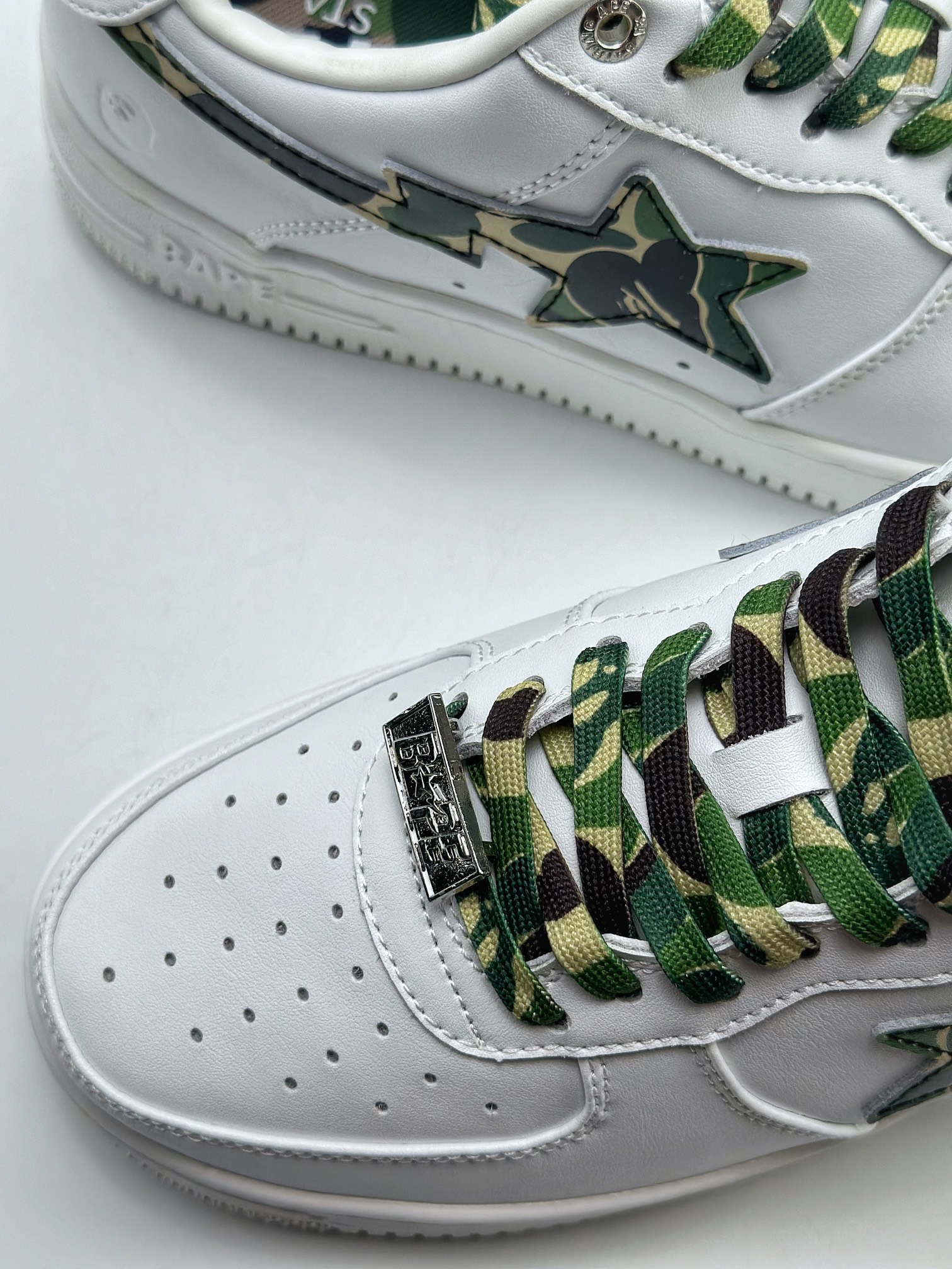 Nike Air Force 1 Low 07 x Bape White Army Green Camouflage 0ZXSHM191045G