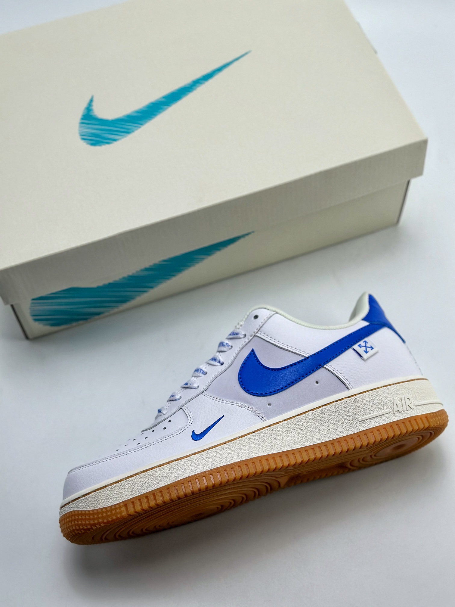 Nike Air Force 1 Low 07 x Off White White Blue Rubber PF9055-764