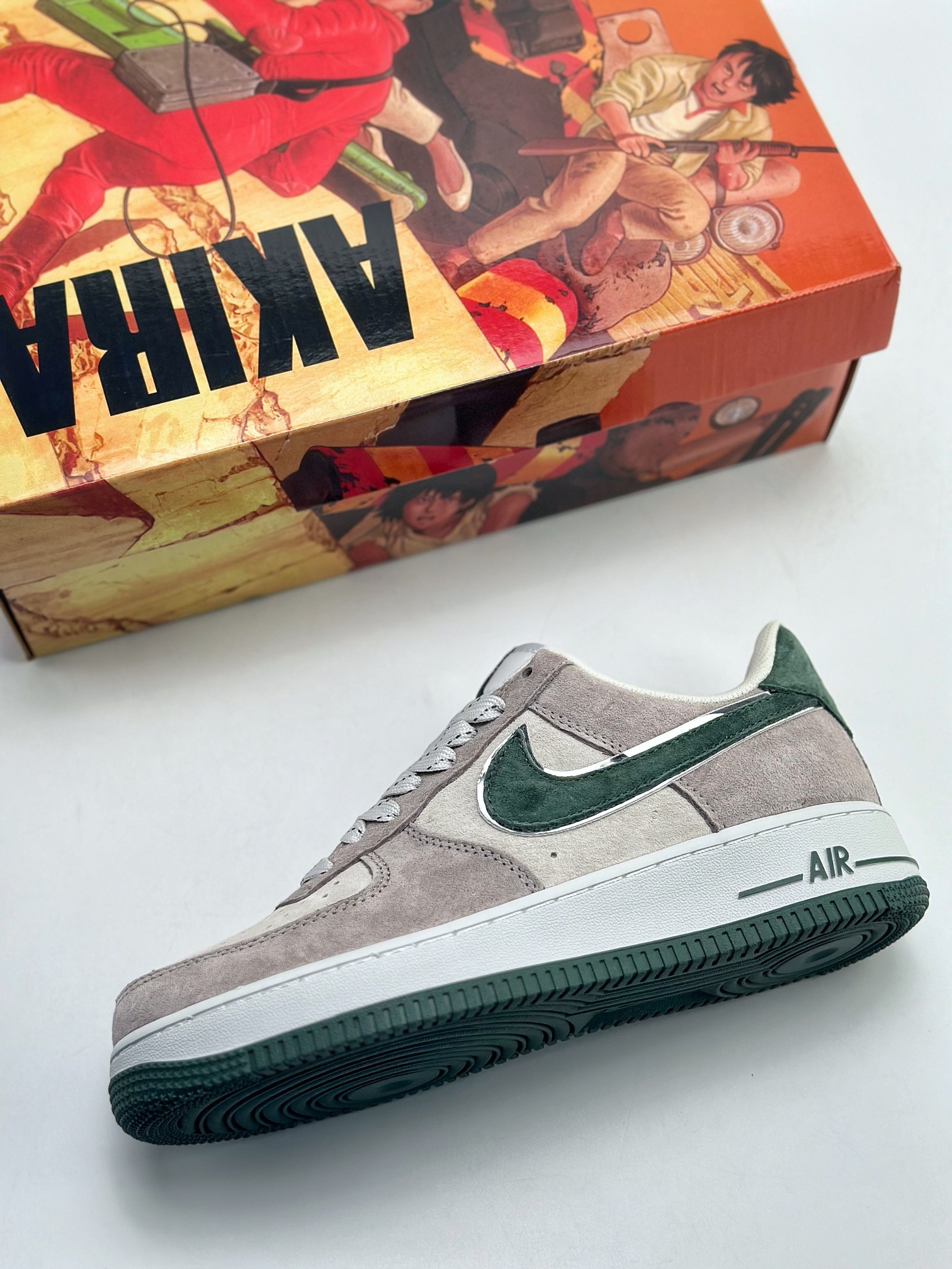 Nike Air Force 1 Low 07 Otomo Katsuhiro Suede Gray Green DF3966-723