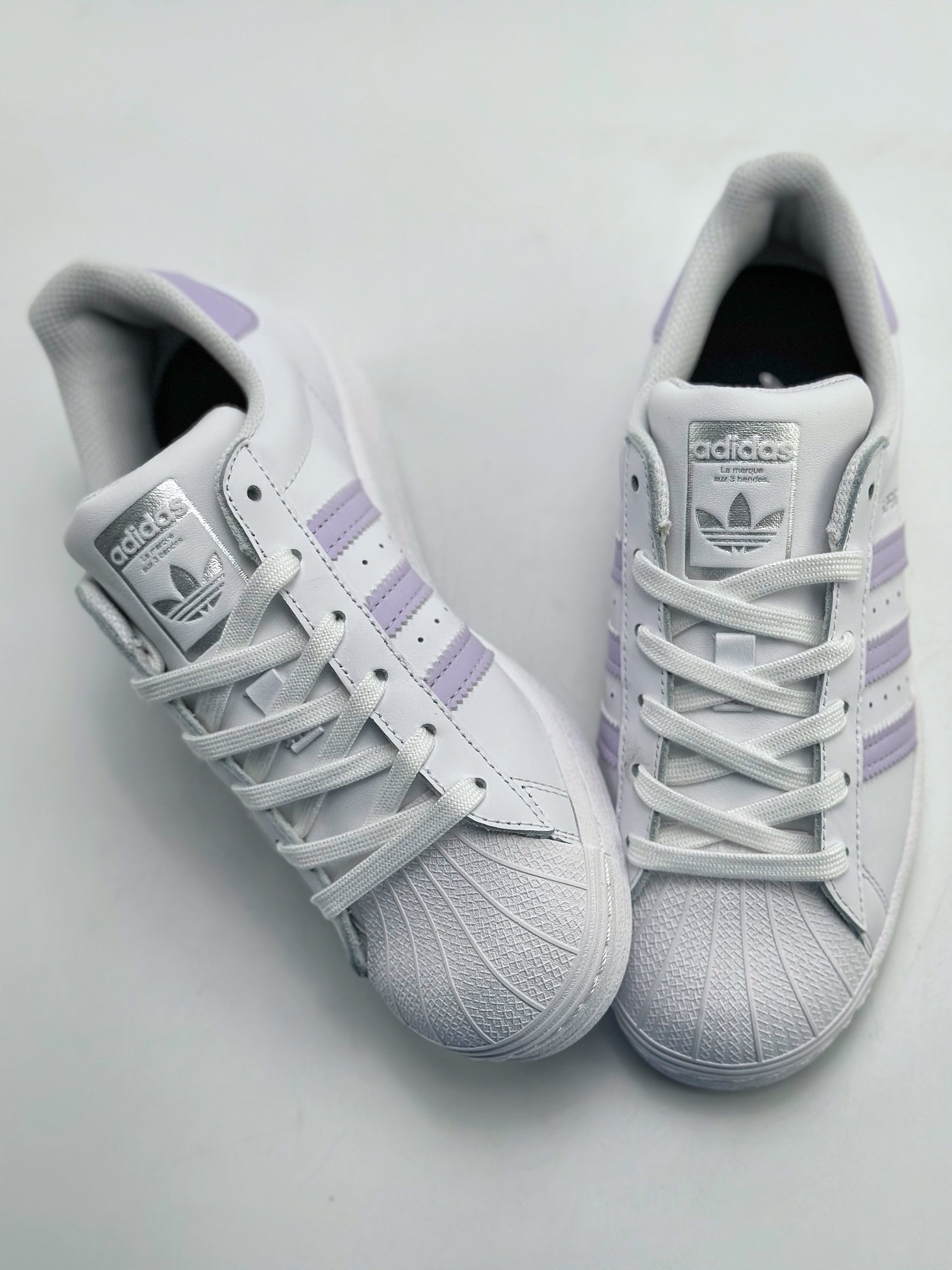 Adidas Originals Superstar 贝壳头 白香芋紫 FV374