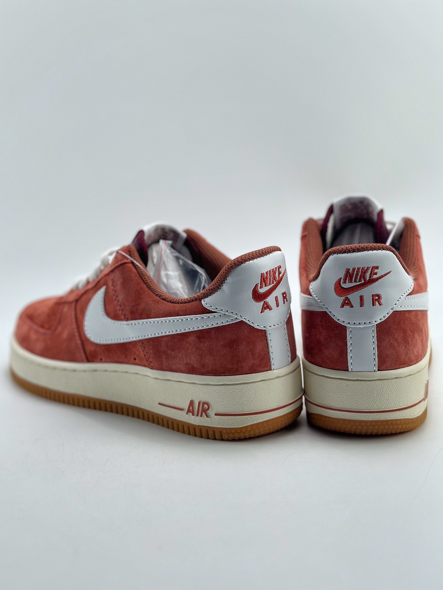 Nike Air Force 1 Low 07 Red Brown Suede AV0383-221