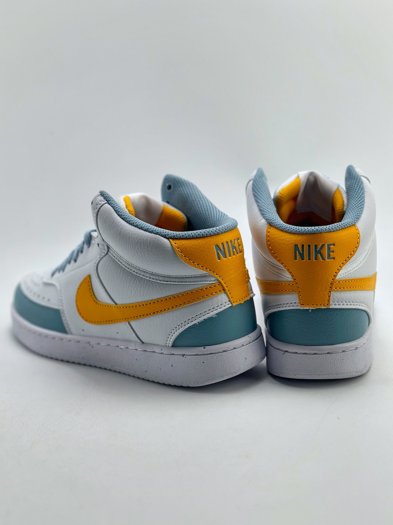 150 Nike Court Vision High 白黄蓝 休闲运动板鞋  FJ3998-100