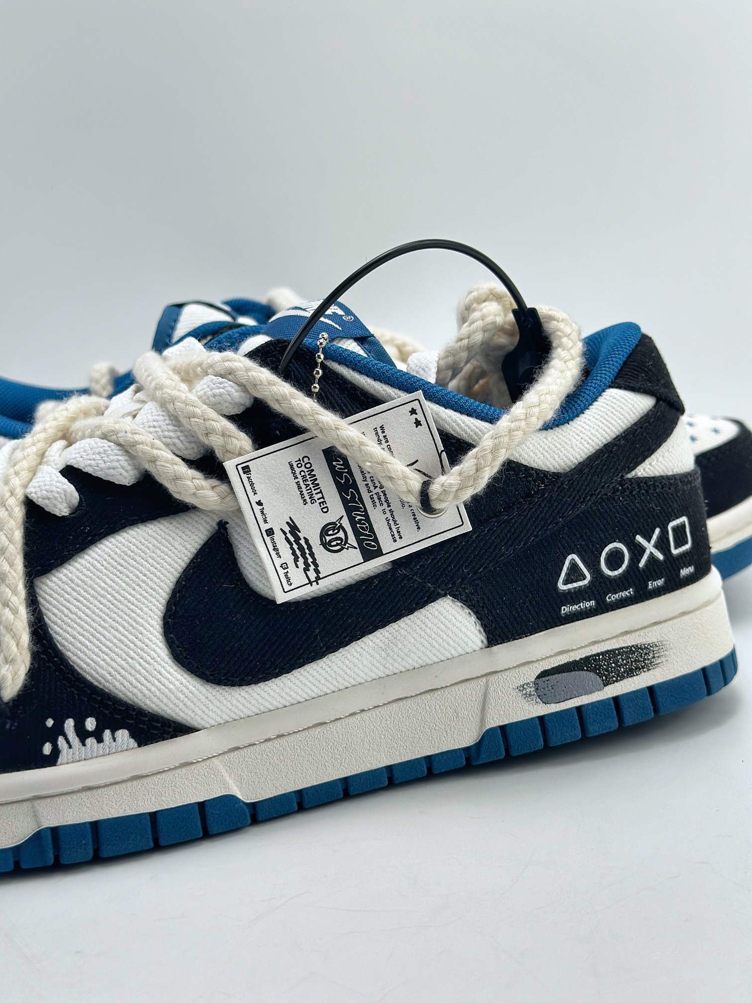 240 NIKE SB Dunk Low 资深玩家 白蓝 DV0834-101