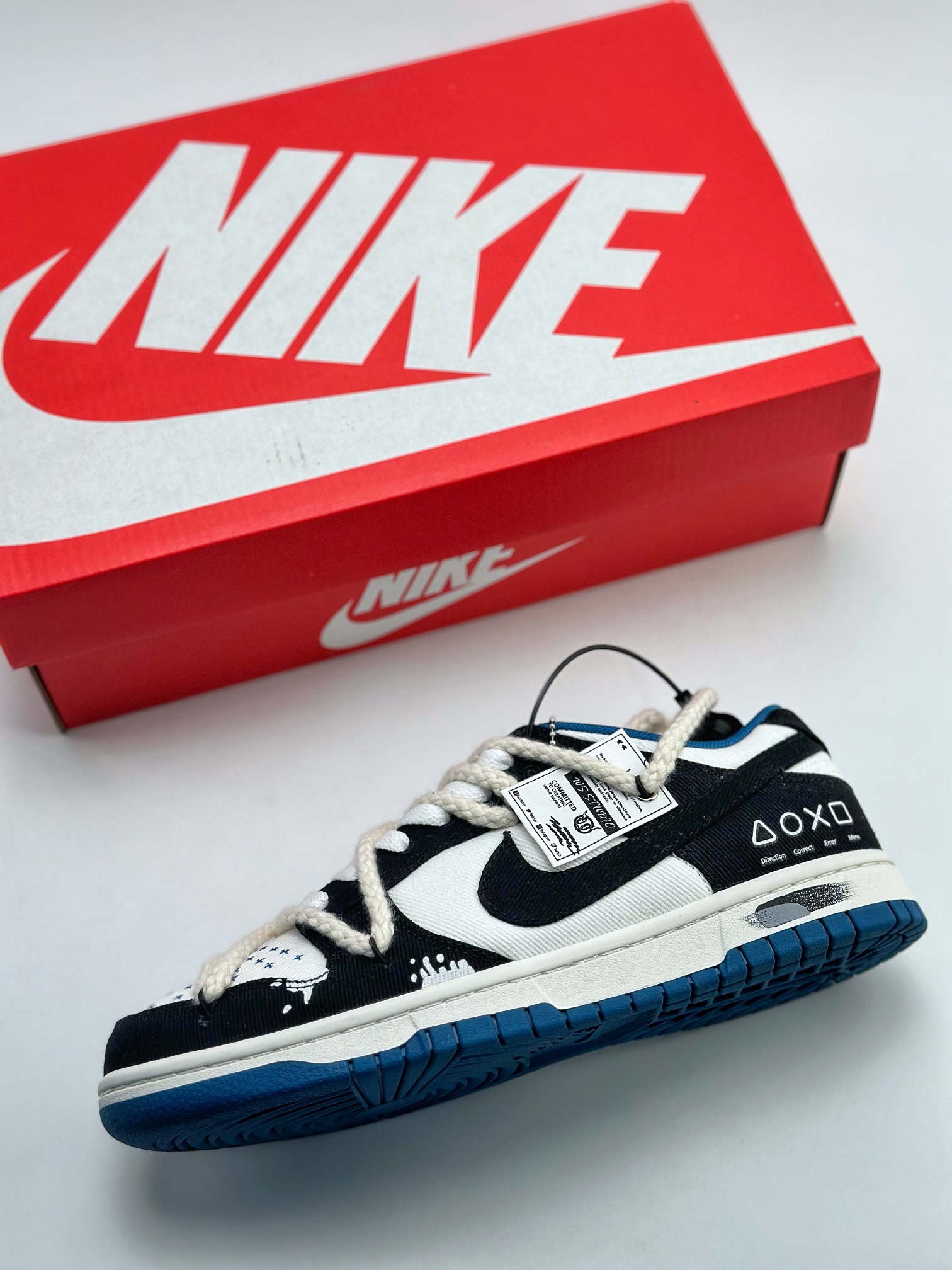 240 NIKE SB Dunk Low 资深玩家 白蓝 DV0834-101