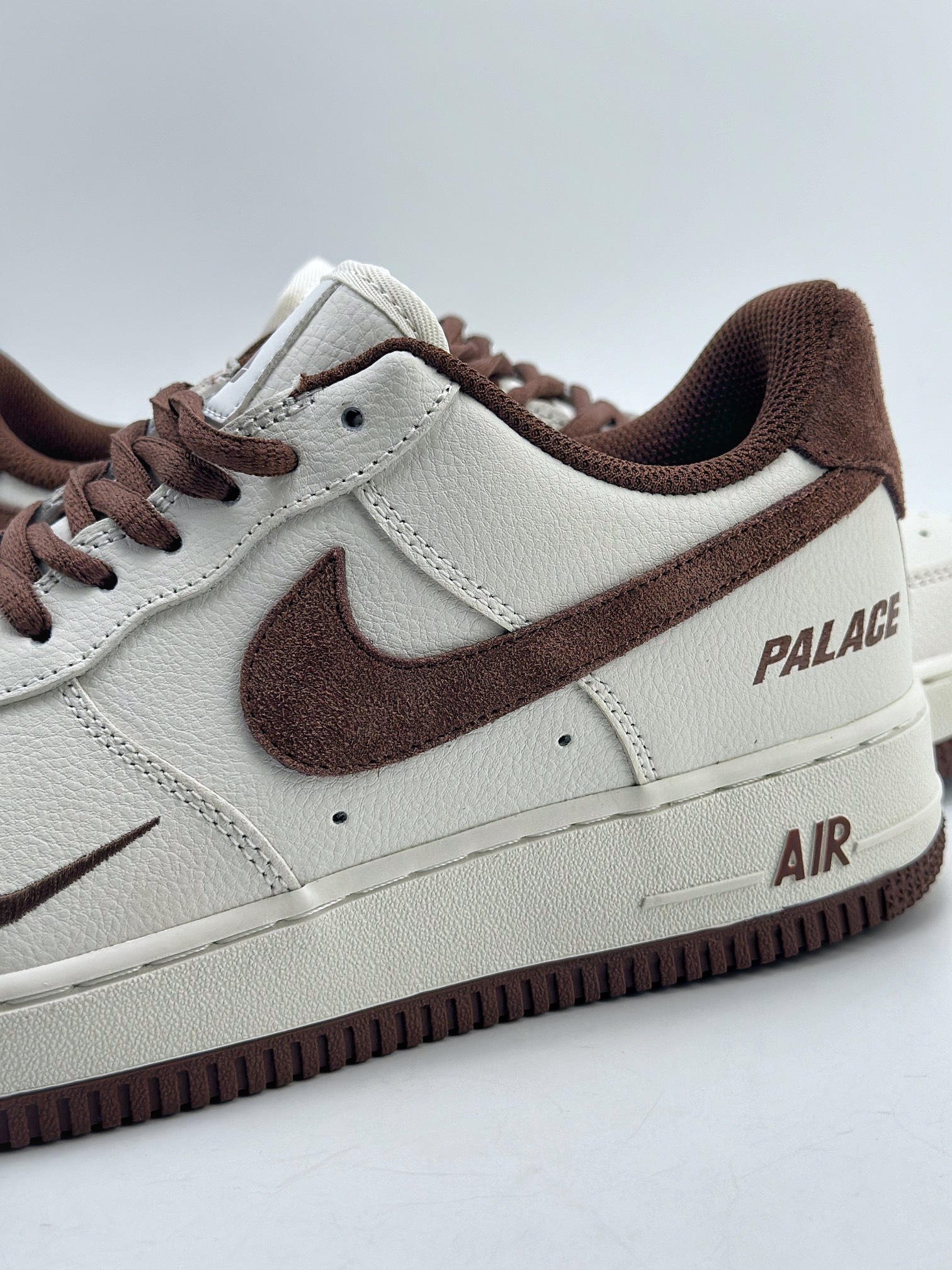 Nike Air Force 1 Low 07 White Brown PALACE Letters PE6818-33