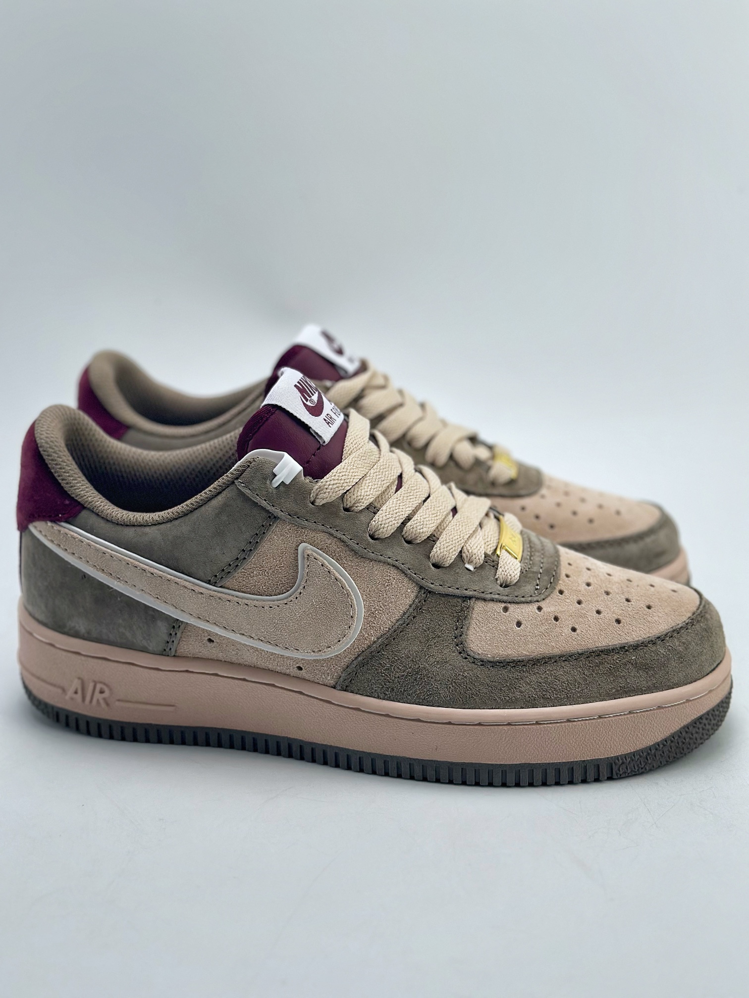 260 Nike Air Force 1 Low 07 麂皮棕绿 AV0383-229