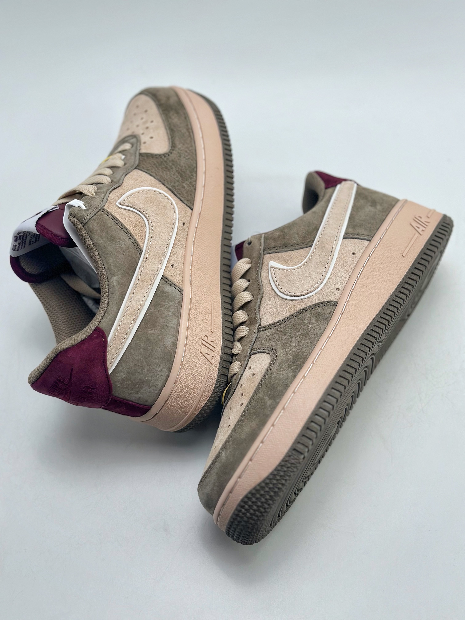 260 Nike Air Force 1 Low 07 麂皮棕绿 AV0383-229