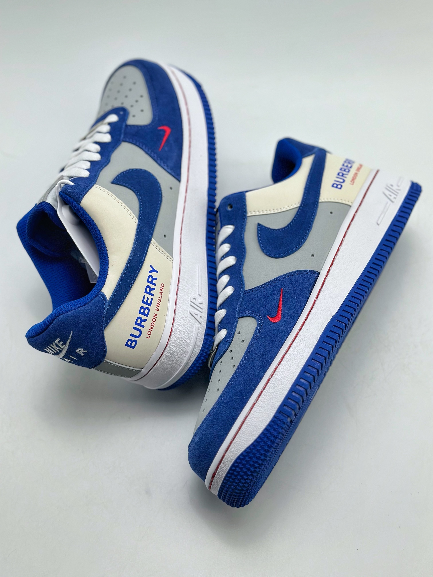 Nike Air Force 1 Low 07 x Burberry White Sapphire Blue HX123-001